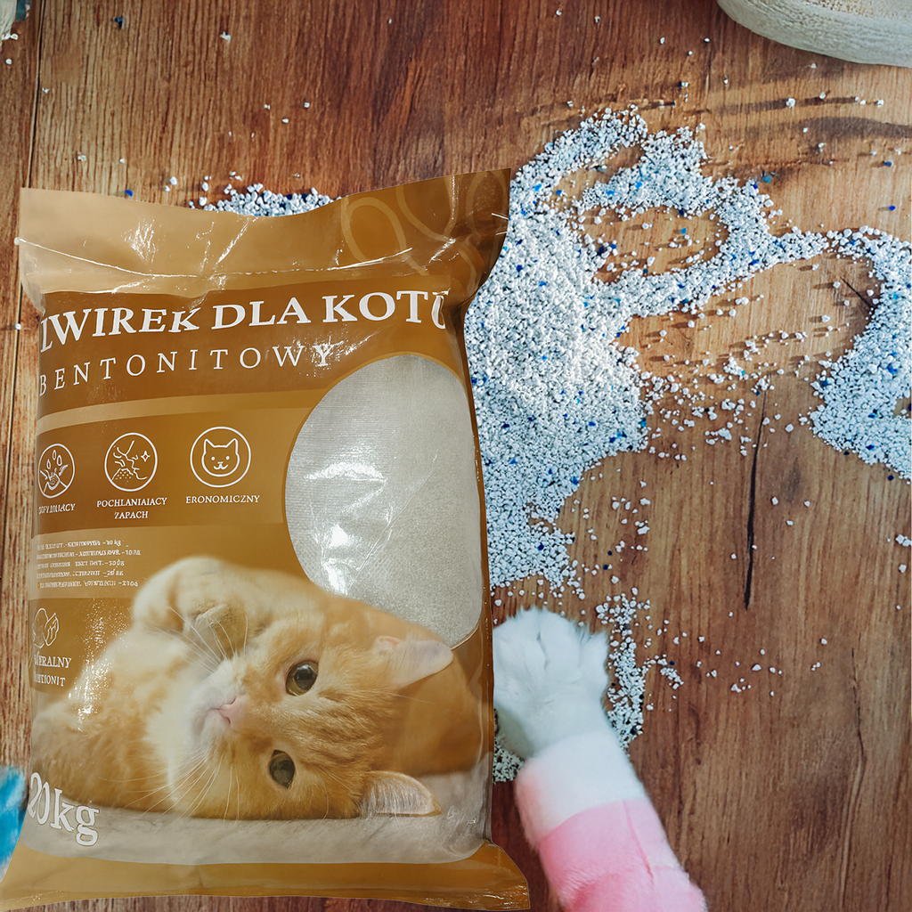 60x Naturaalne bentoniit kassiliiv 20 kg Paakuv, tolmuvaba, üliimav