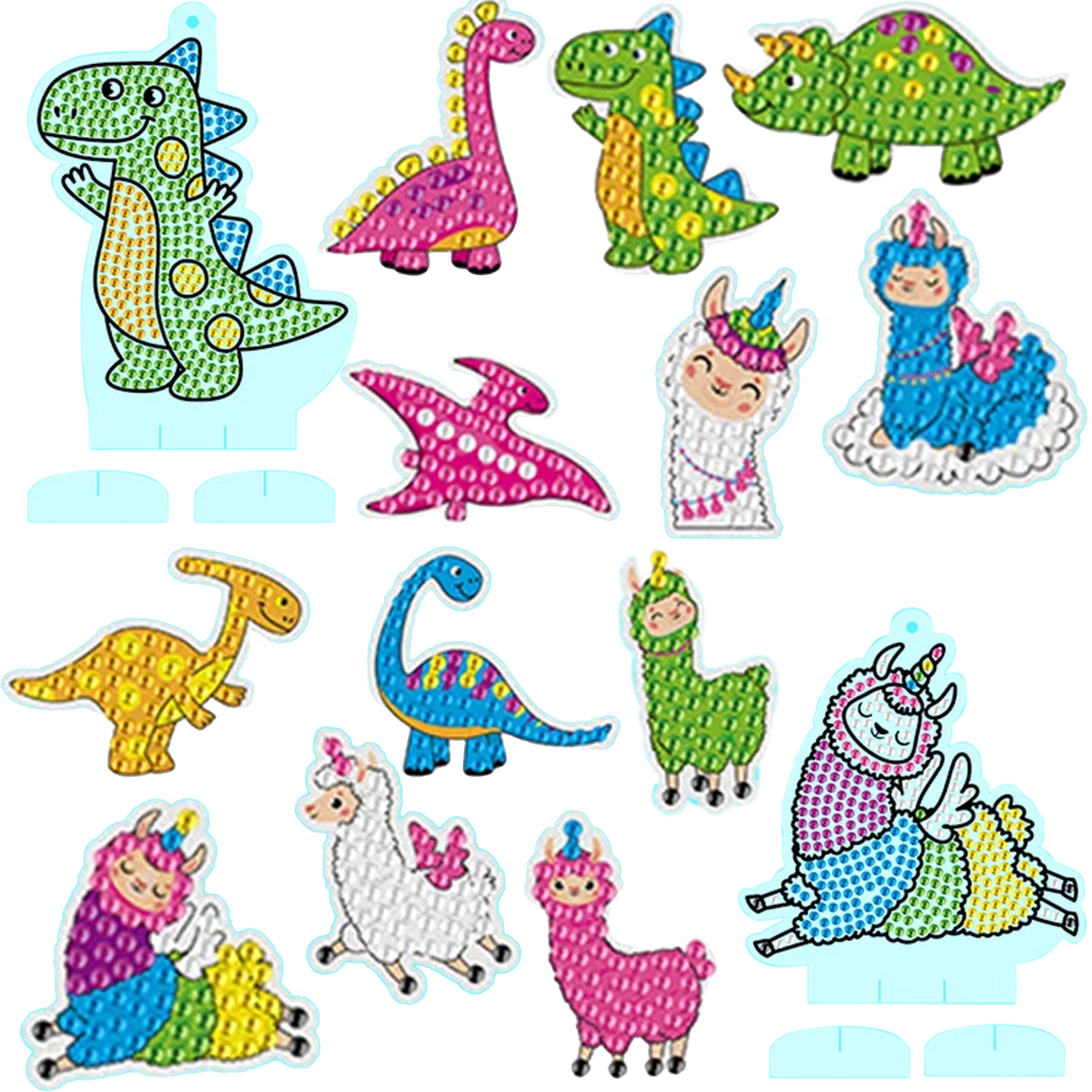 Teemanttikand, teemantkleebised, 5D mosaiikpulgad lastele, komplekt