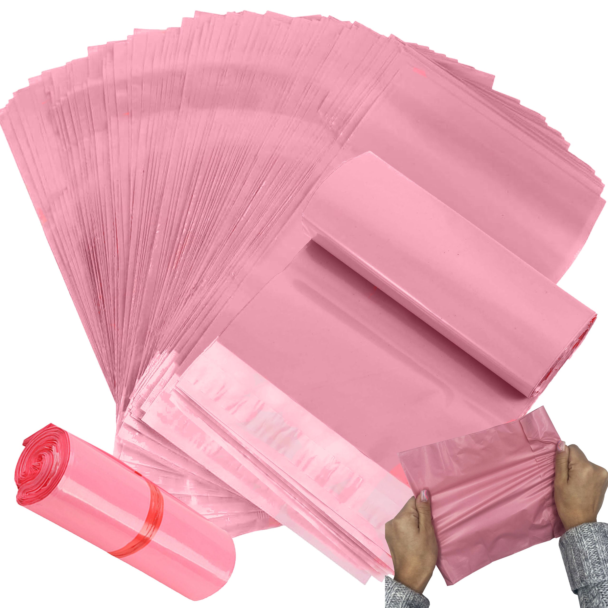 Pink Courier Mailing Bags 540x700mm 50 pcs