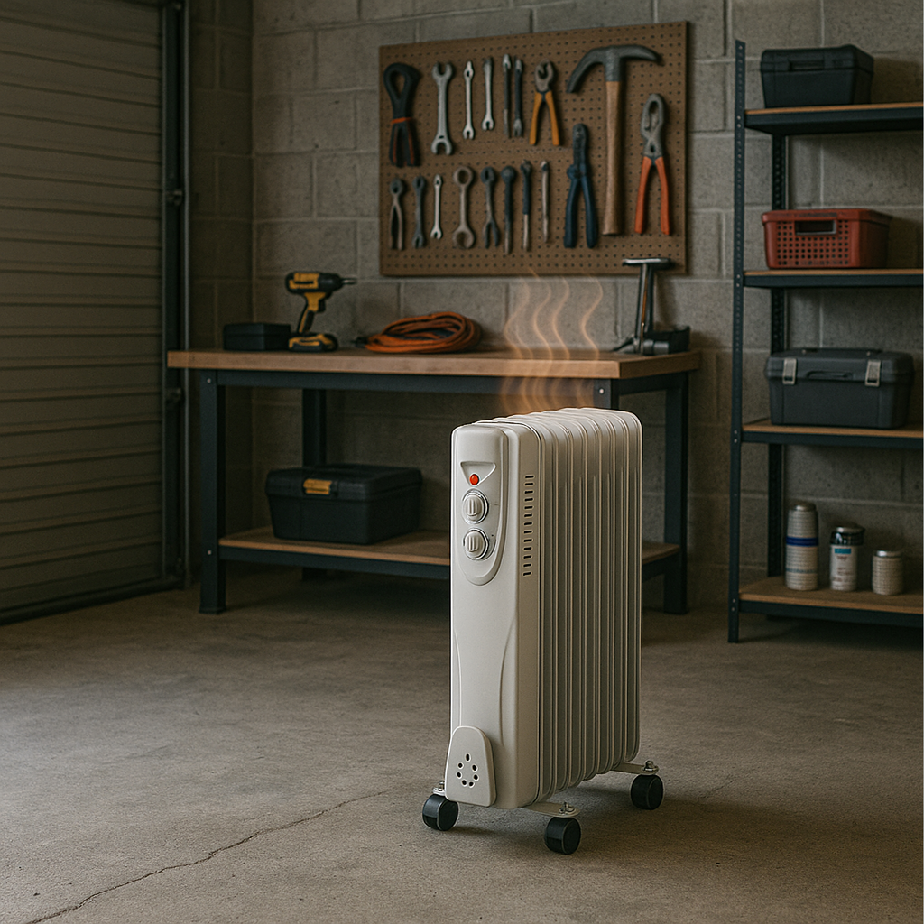 Electric Oil Radiator Thermostat Energy-Saving 1500W 7-Rib Large