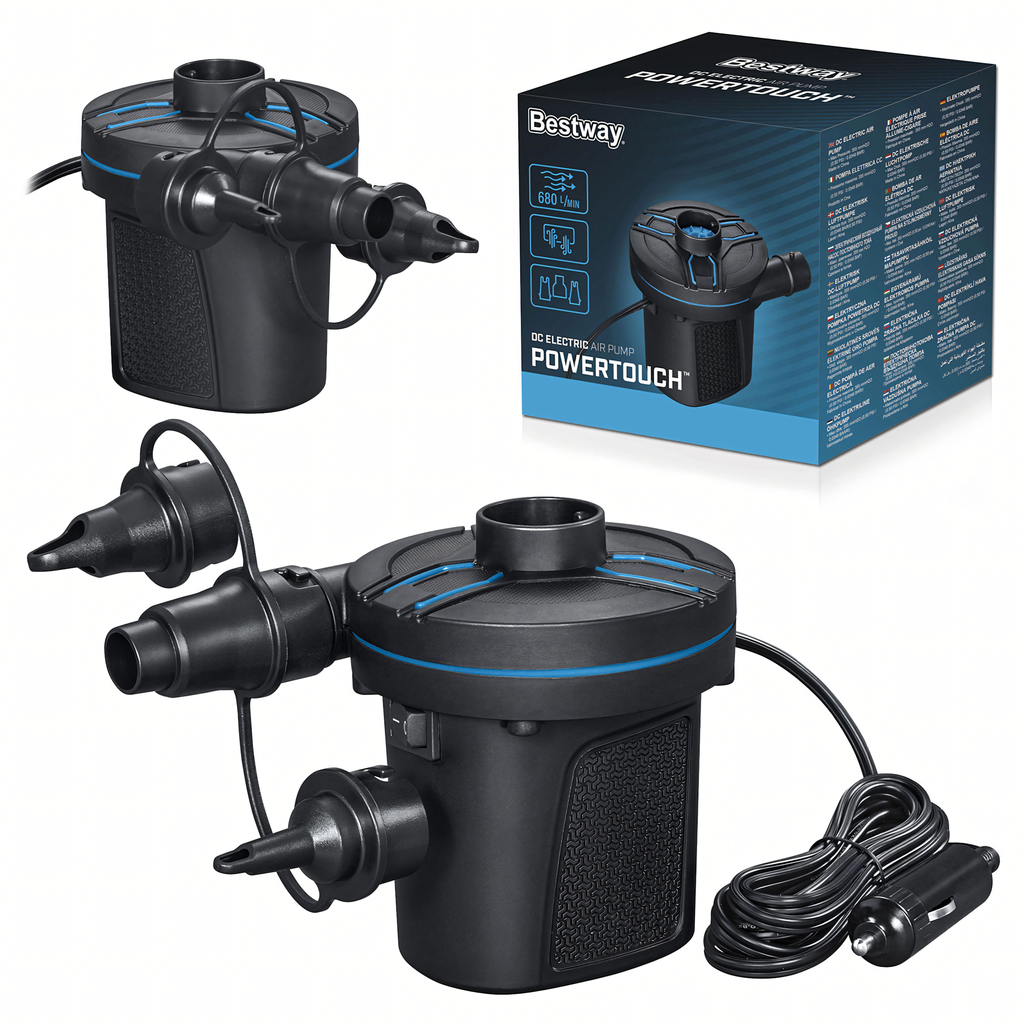 Bestway 62257 Pump for Inflating Pool Mattresses Electric DC 12V 680L