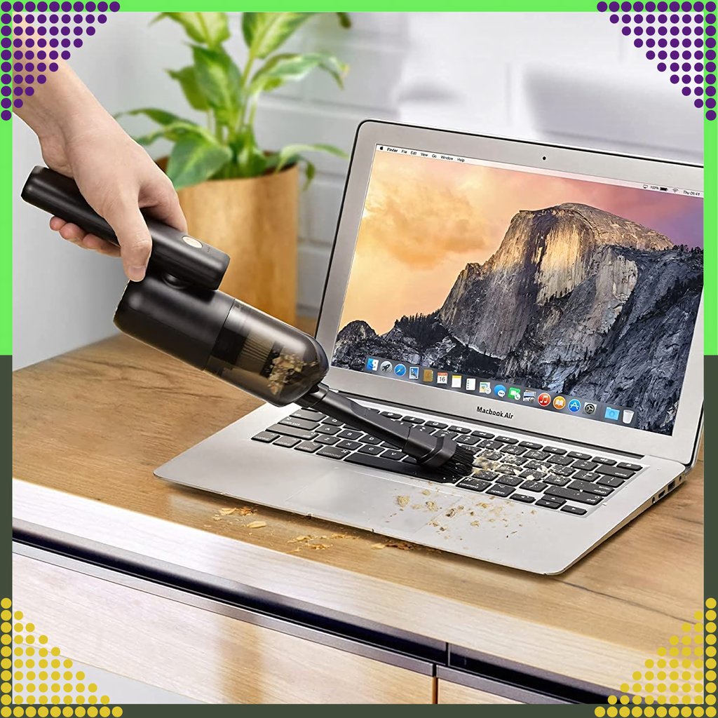 Handheld Cordless Car Vacuum Cleaner 2in1 with LED Blower