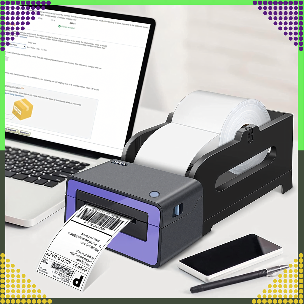 Kast 24 rulli termilisi isekleepuvaid silte valge 100x150 500 tk perforatsiooniga rull