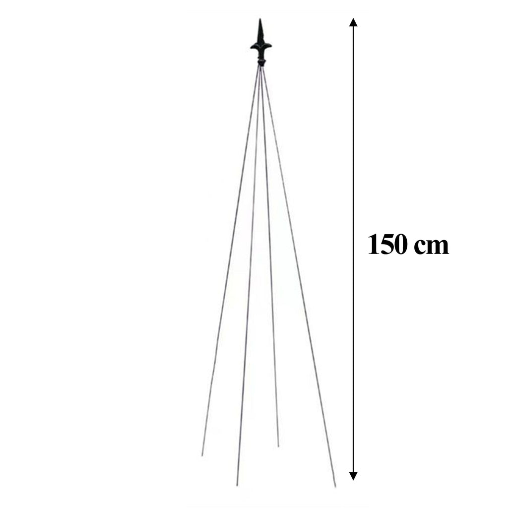 12x aiapergola tugijalg metallist taimehoidik 150 cm