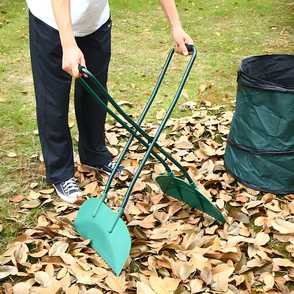 Ergonomic Leaf Grabber Rake for Leaf Collection