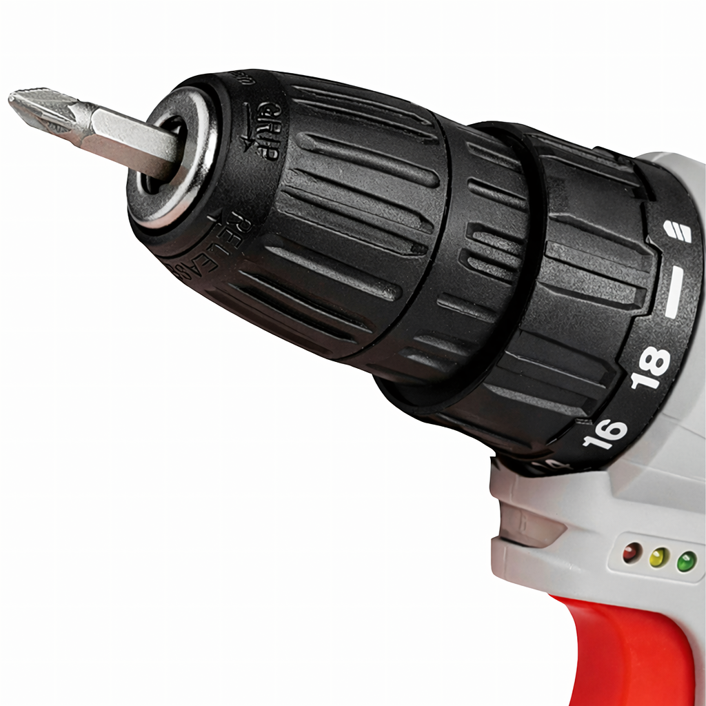 12V mini juhtmeta kruvikeeraja komplekt LED-iga, 2x 1.5Ah akud, kandekohver