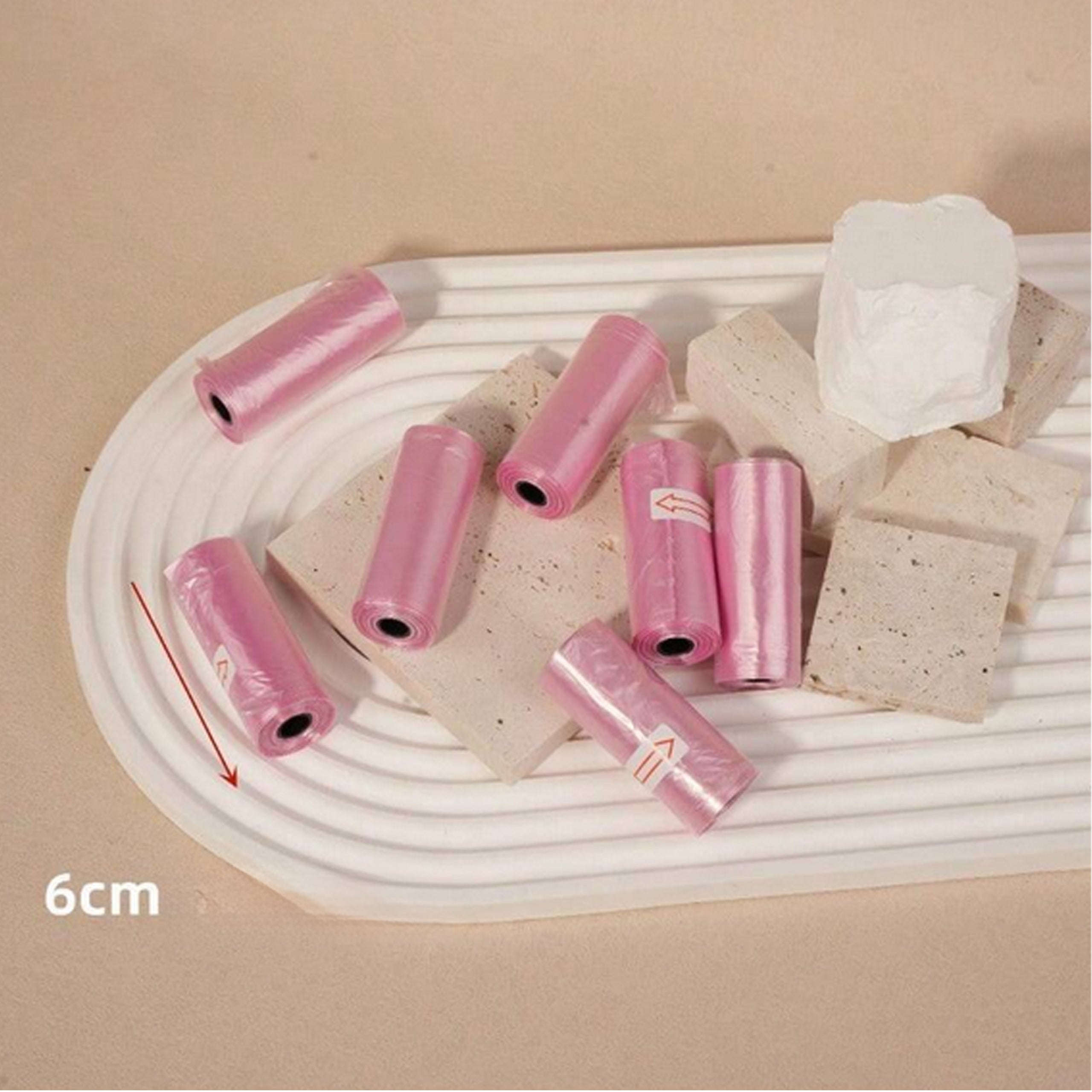 Koerajäätmete kotid, tugevad fooliumkotid koerakaka jaoks, 8 rulli, 120 tk