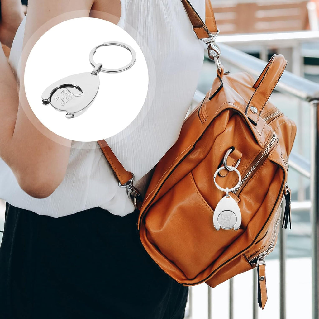 Keychain Token for Shopping Cart 2 in 1