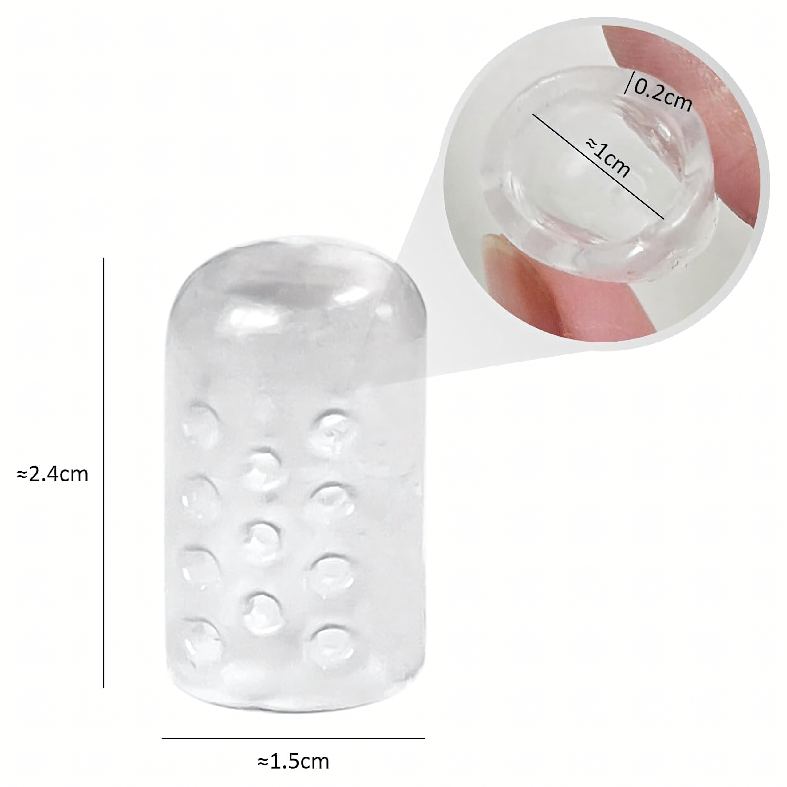 10 x silikoonist kaitse-eraldajad varvastele ja kätele