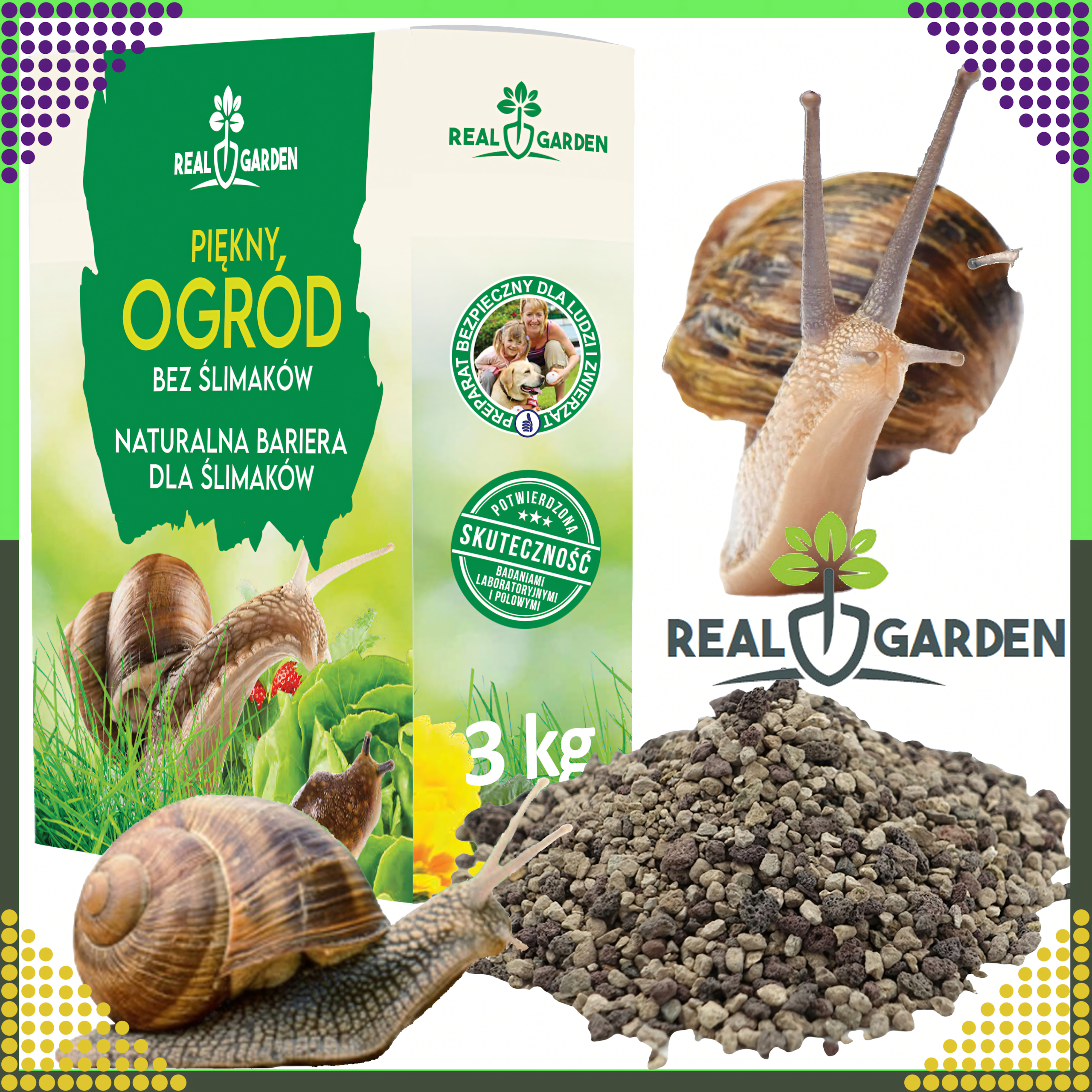 Snail Repellent Preparation Against Snails 3 kg