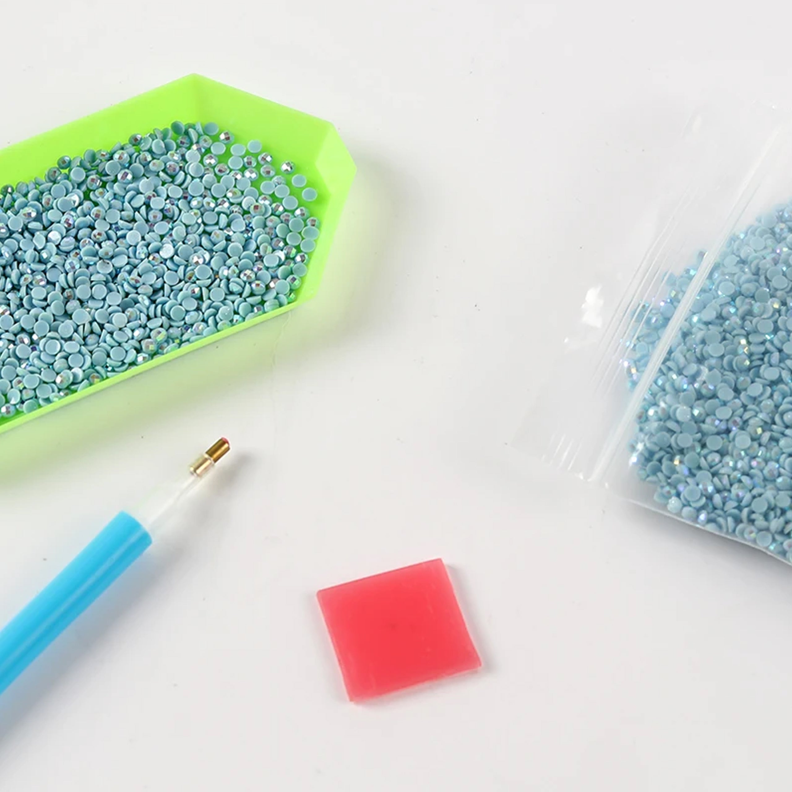 Teemantmaal 5D suur karu kujuke 51 cm