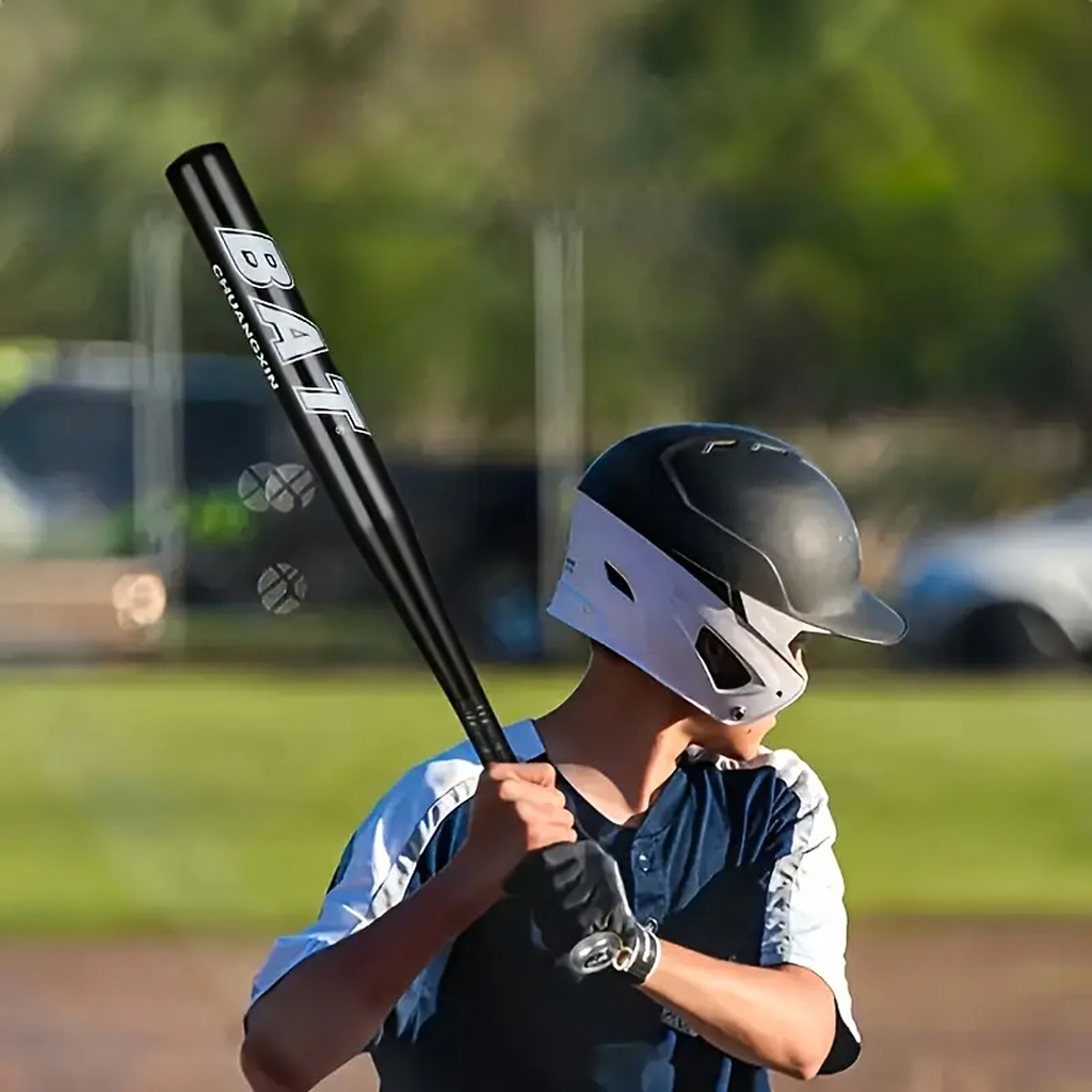 Pesapallikurikas alumiiniumist 25" 64cm tugev treening must