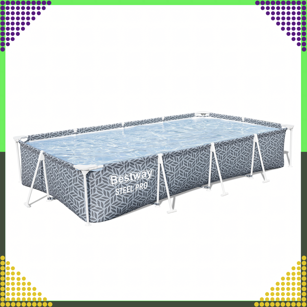Bestway 561FV Steel Pro ristkülikukujuline aiaraamiga bassein 366x201x66 cm