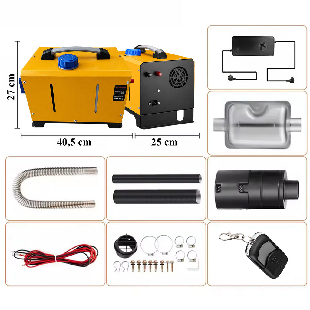 8kW Diesel Heater Blower 12/24V Parking Heater Set