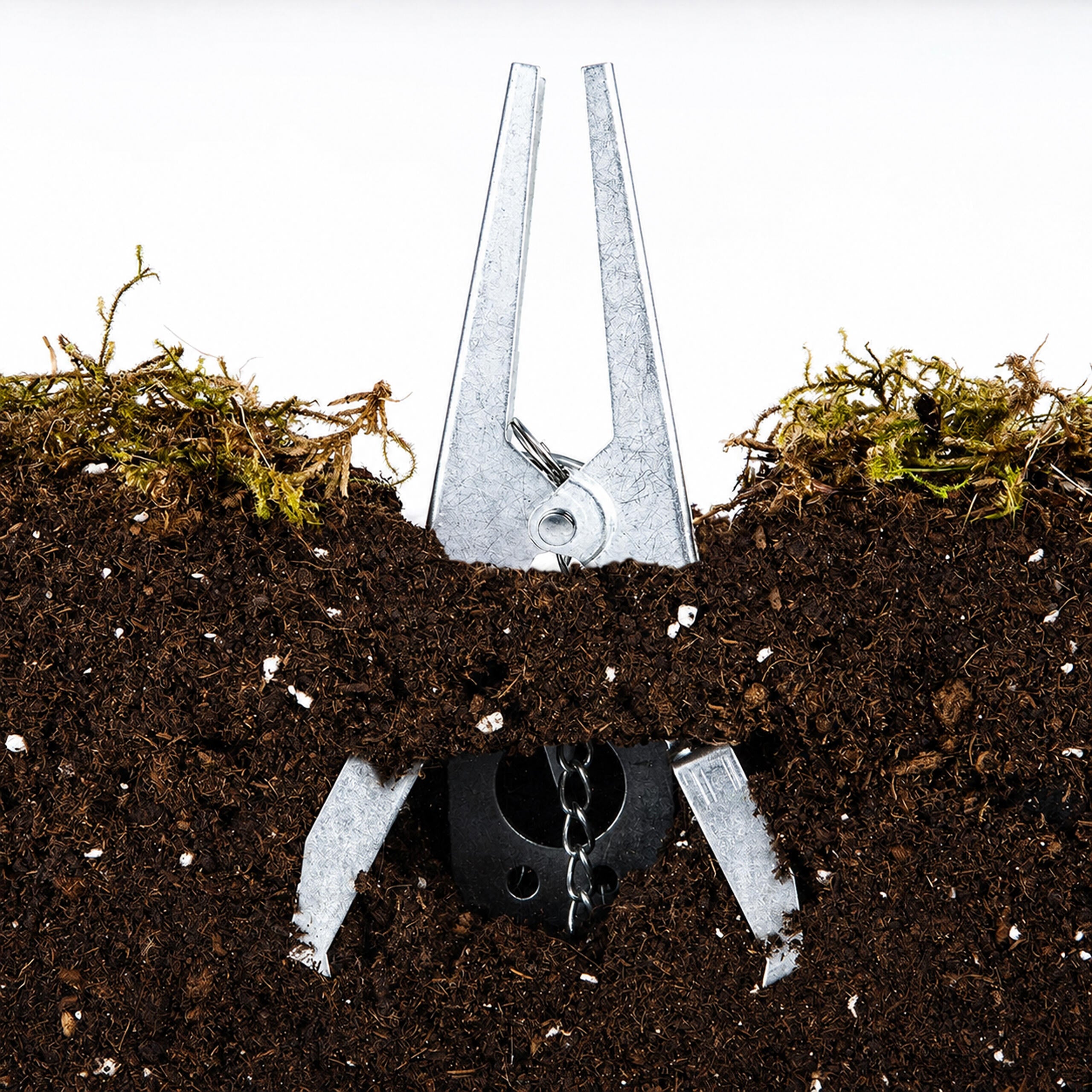 Scissor-Style Mole Trap for Eliminating Moles, Voles, Rodents, and Shrews