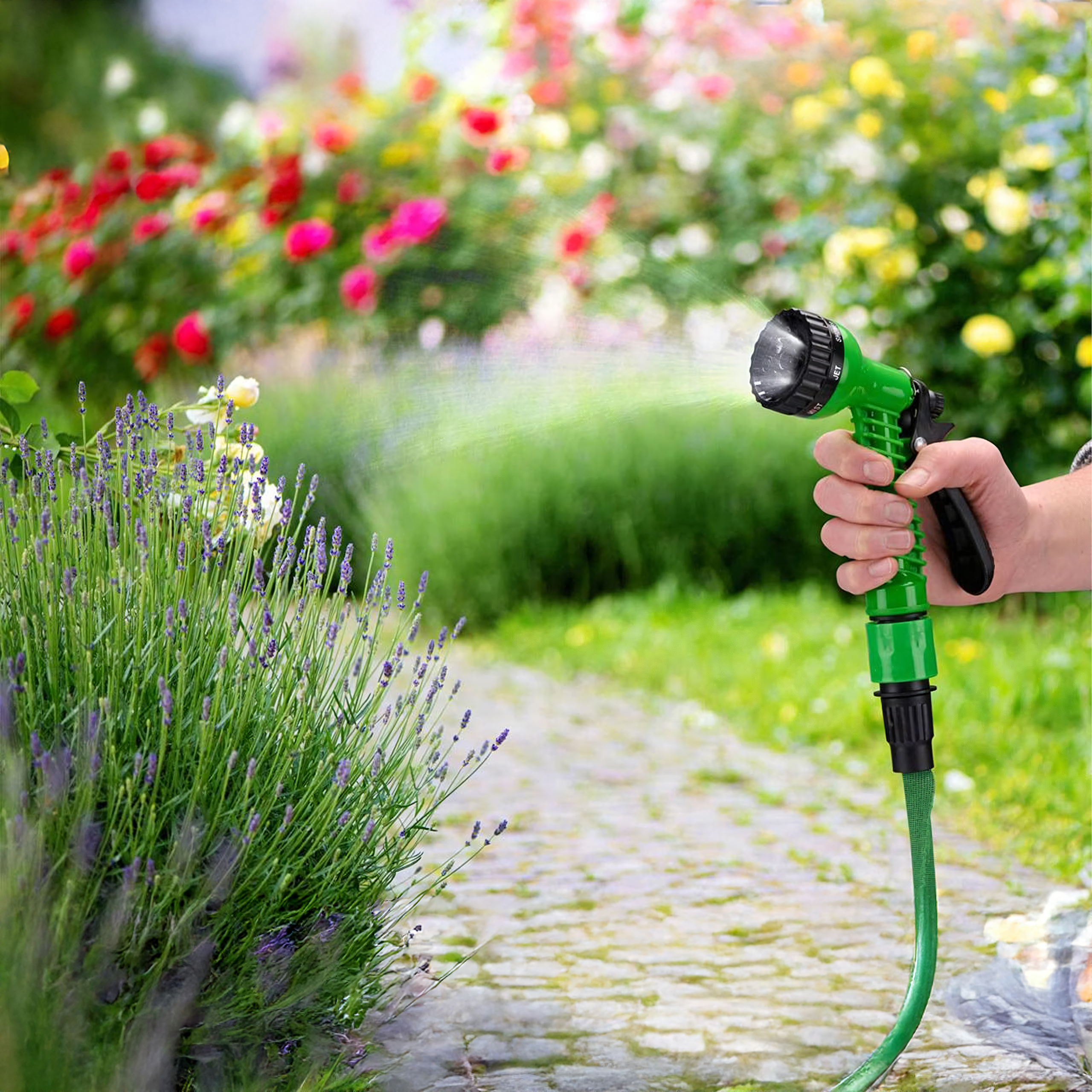 Reguleeritav aiavooliku pihustuspüstol 6 režiimiga