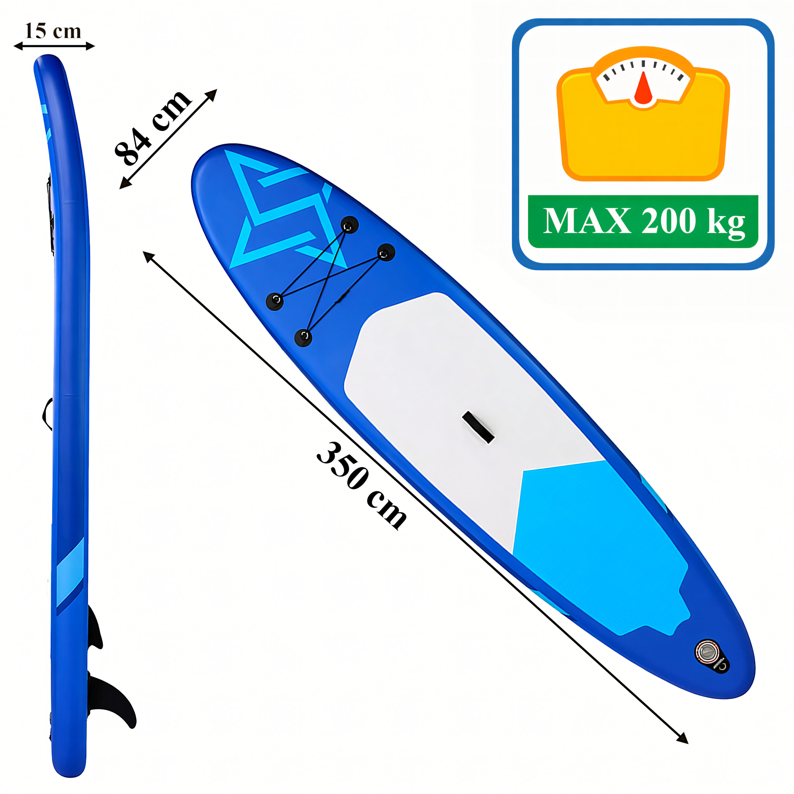 Inflatable Stand Up Paddle Board 350 cm with Accessories