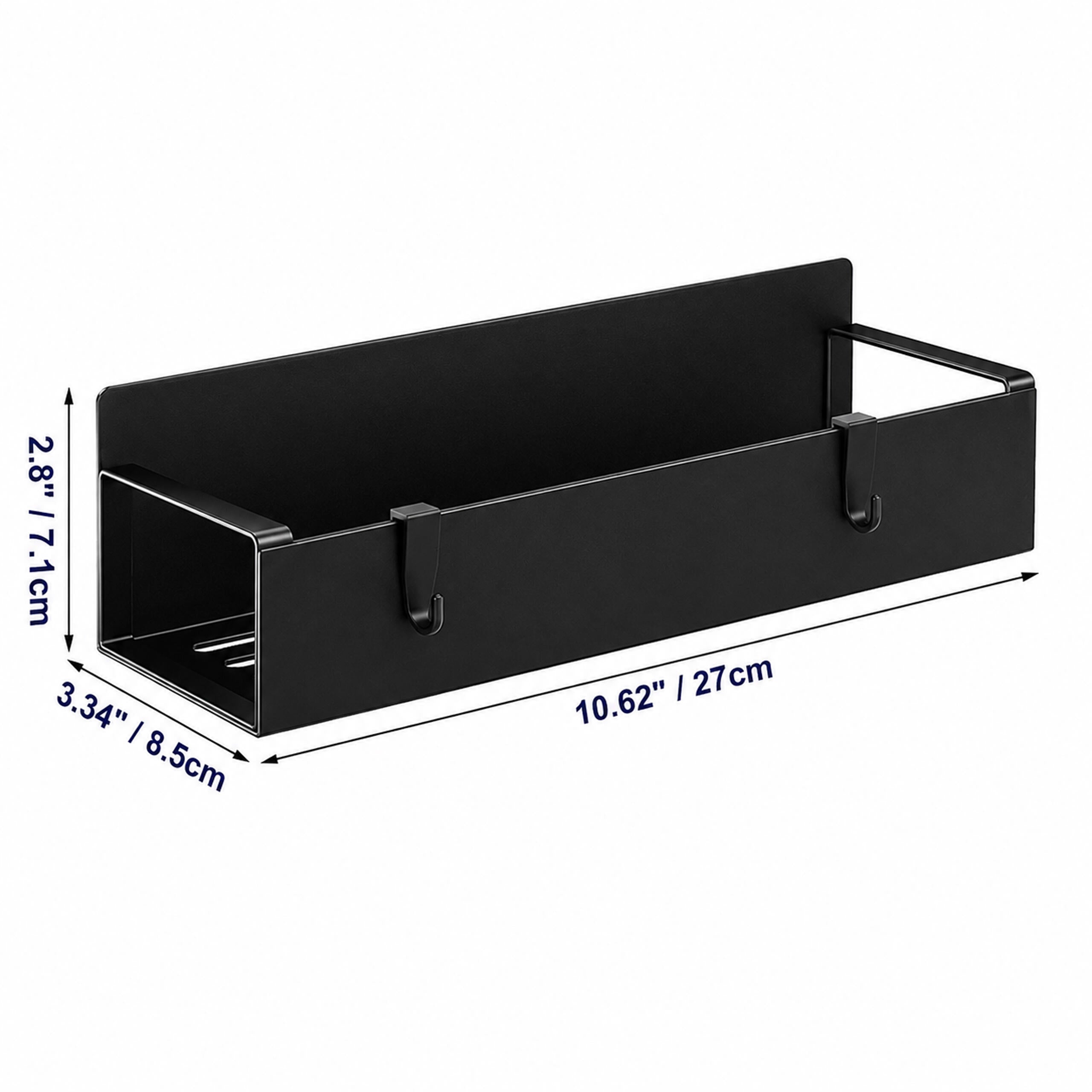 Magnetic Shelf for Refrigerator, Washing Machine, Spices, Hooks Kitchen Organizer 2 pcs