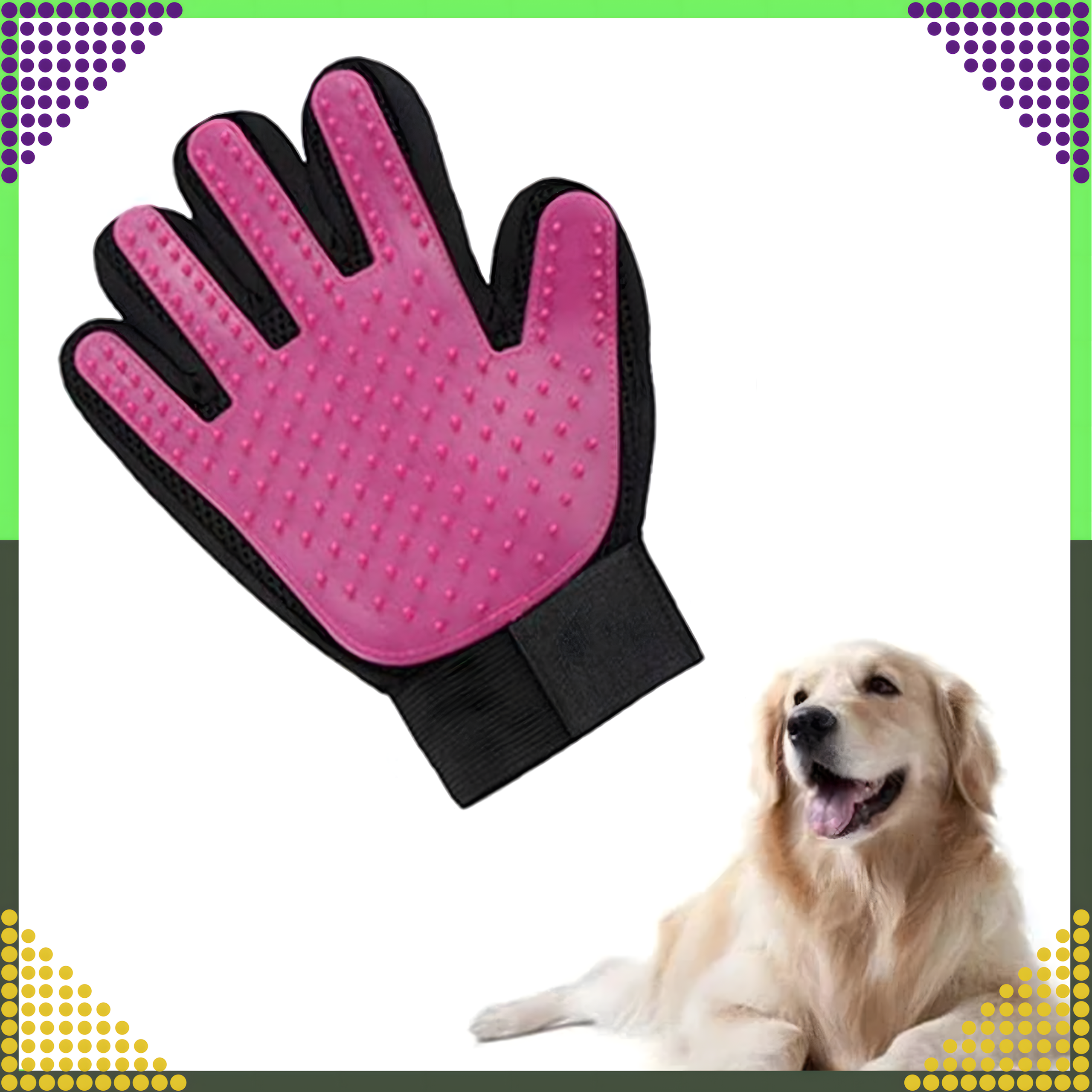 Kindaharj loomade karva harjamiseks, sügamiseks, pesemiseks ja masseerimiseks koertele ja kassidele