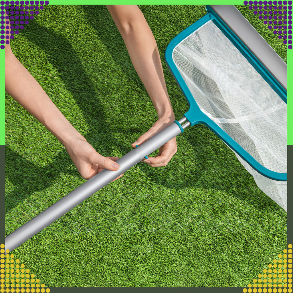 Bestway 58661 AquaNet Deluxe võrguga basseini lehekoguja 50x48x2.8 cm