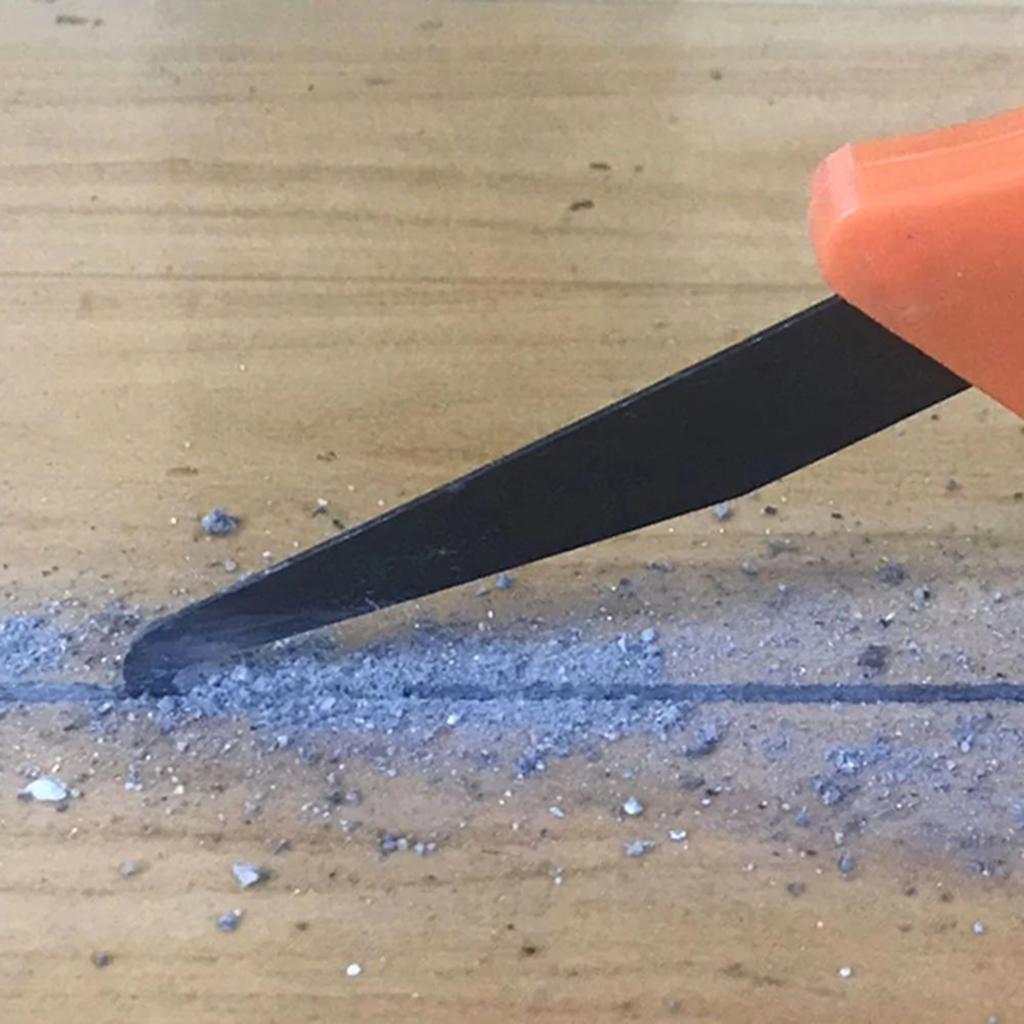 Konksuga kaabitsnuga vuugi ja silikooni eemaldamiseks plaatidelt 21 cm