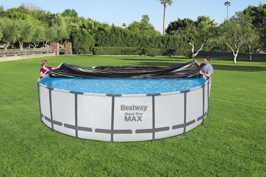 Bestway 58039 PVC basseinile kaitsekate, presendist, Ø 549 cm, Black