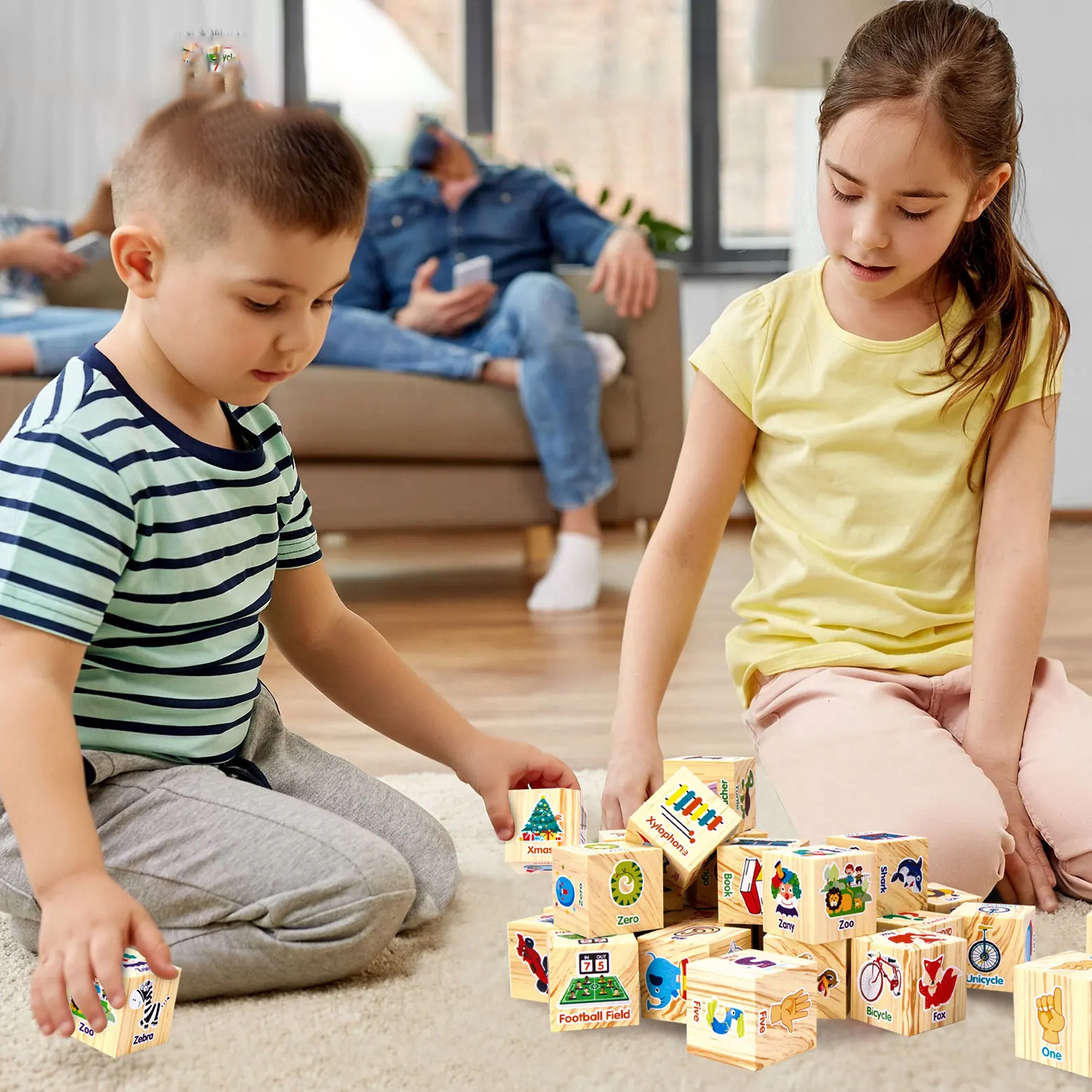 Harivad vahtplokid inglise keele õppimiseks lastele 20 elementi