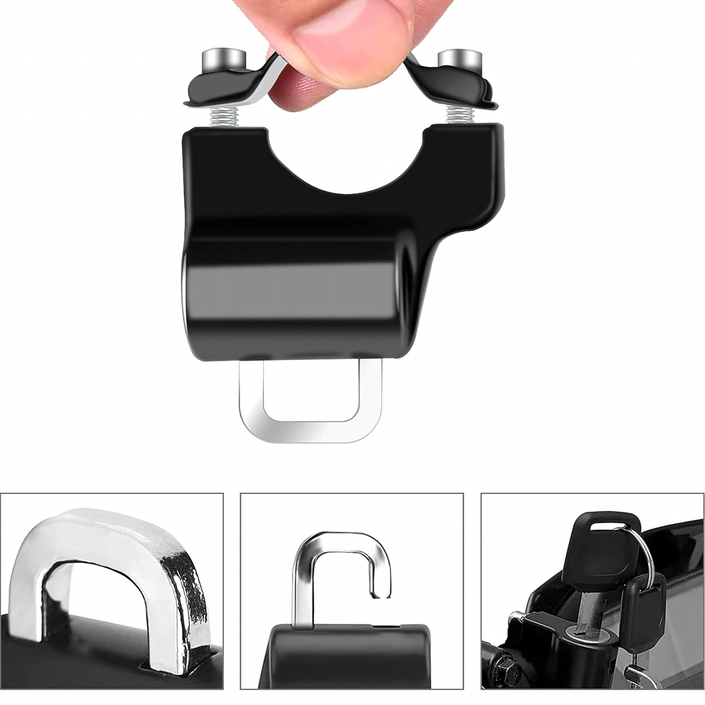 Mootorratta kiivrilukk vargusevastane turvaline 20-24mm