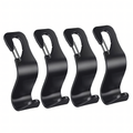 Set of 4 Headrest Hooks for Car Seat 4x