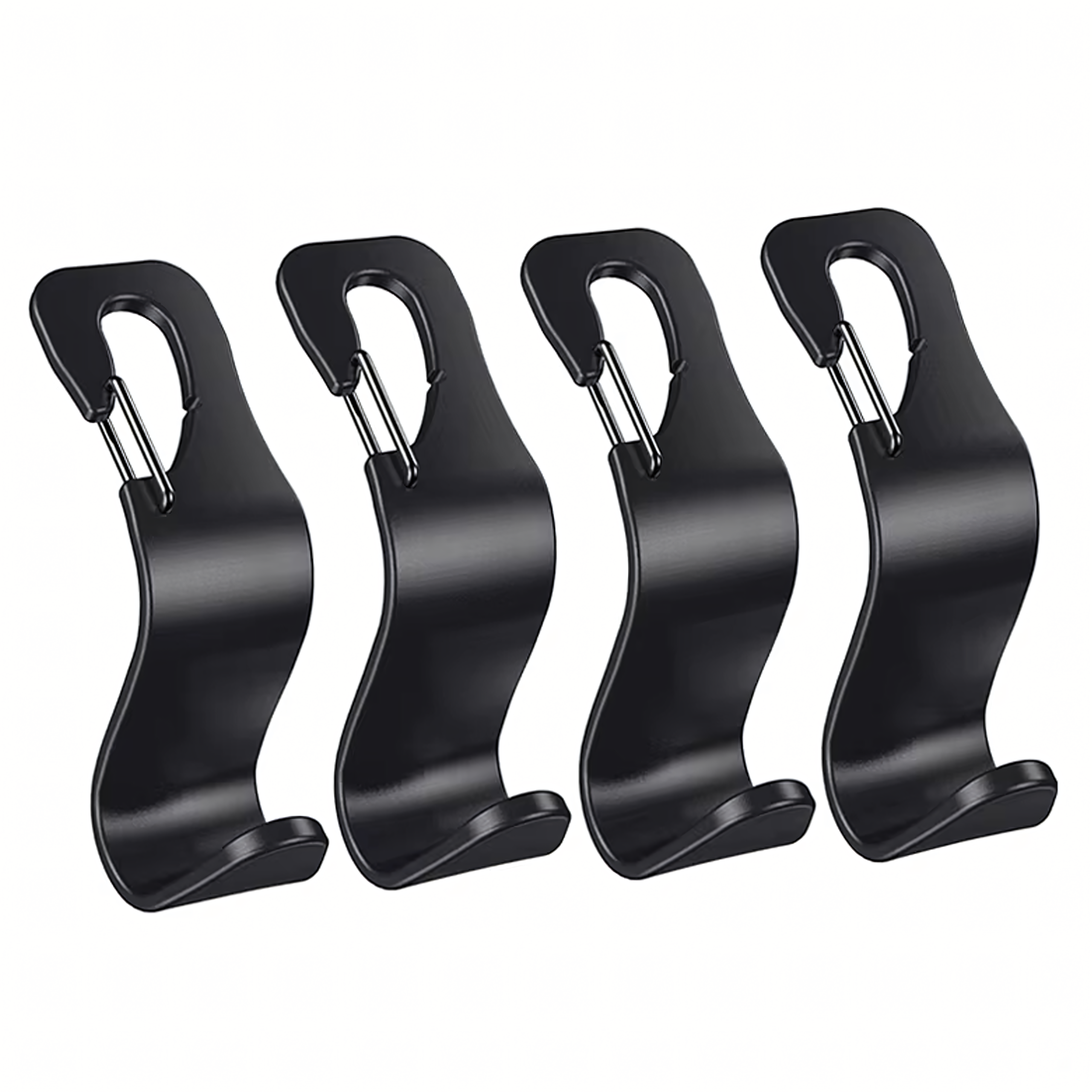 Komplekt 4 tk riidepuu konksuga peatugede hoidja ostude jaoks autoistmele