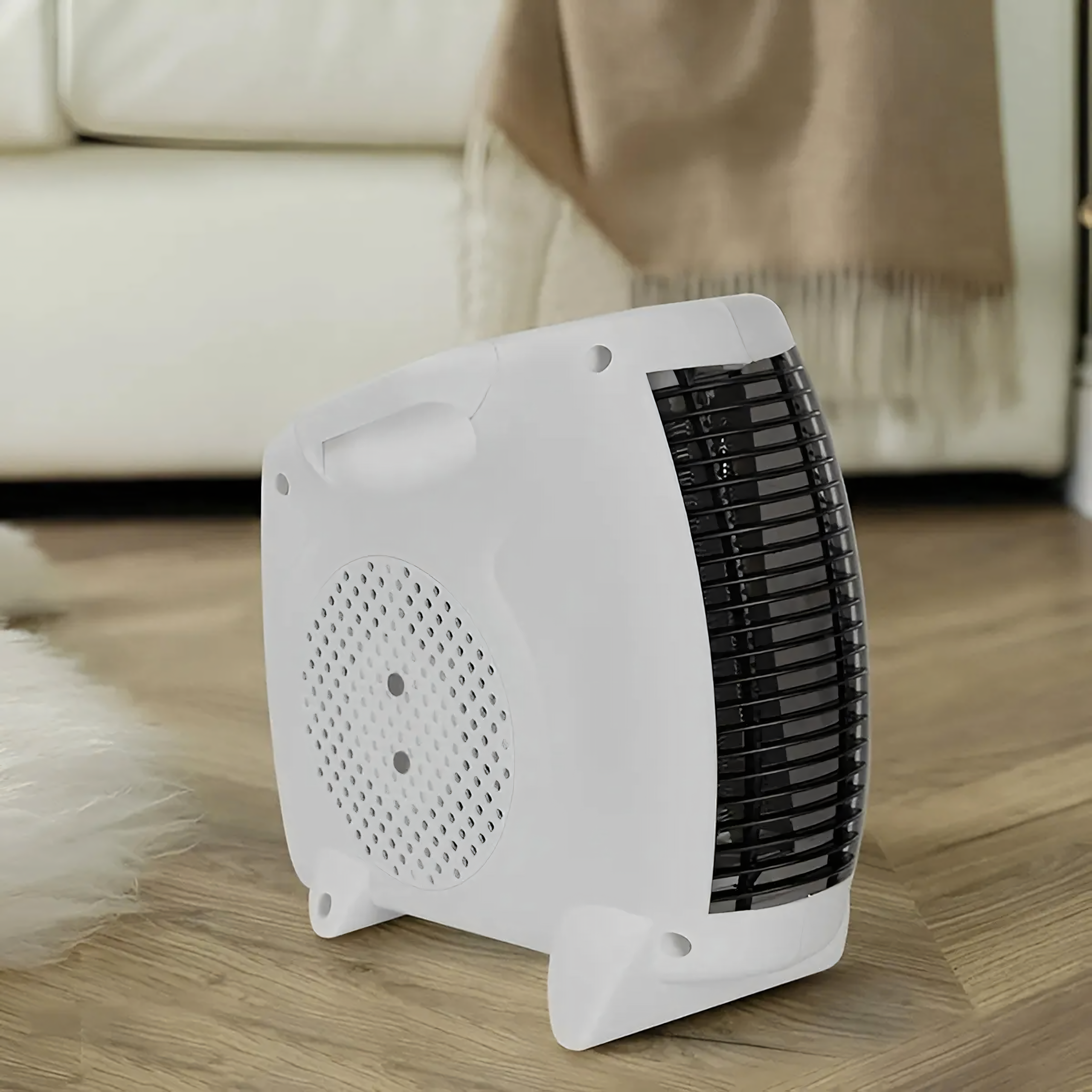 Kaasaskantav ventilaatorsoojendi Farelka elektriline soojapuhur 600W võimas