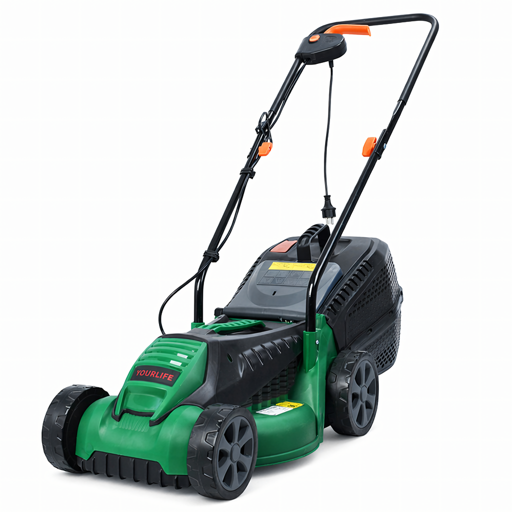Electric Lawn Mower 1600W 32cm with 30L Grass Collector