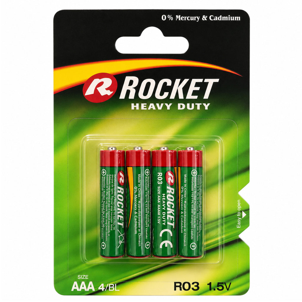 Rocket AAA (R03) tsink-süsinikpatareid 1,5 V 40 tk R034BL