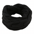 6x Women's Tube Scarf Warm Winter Large Fashionable Black