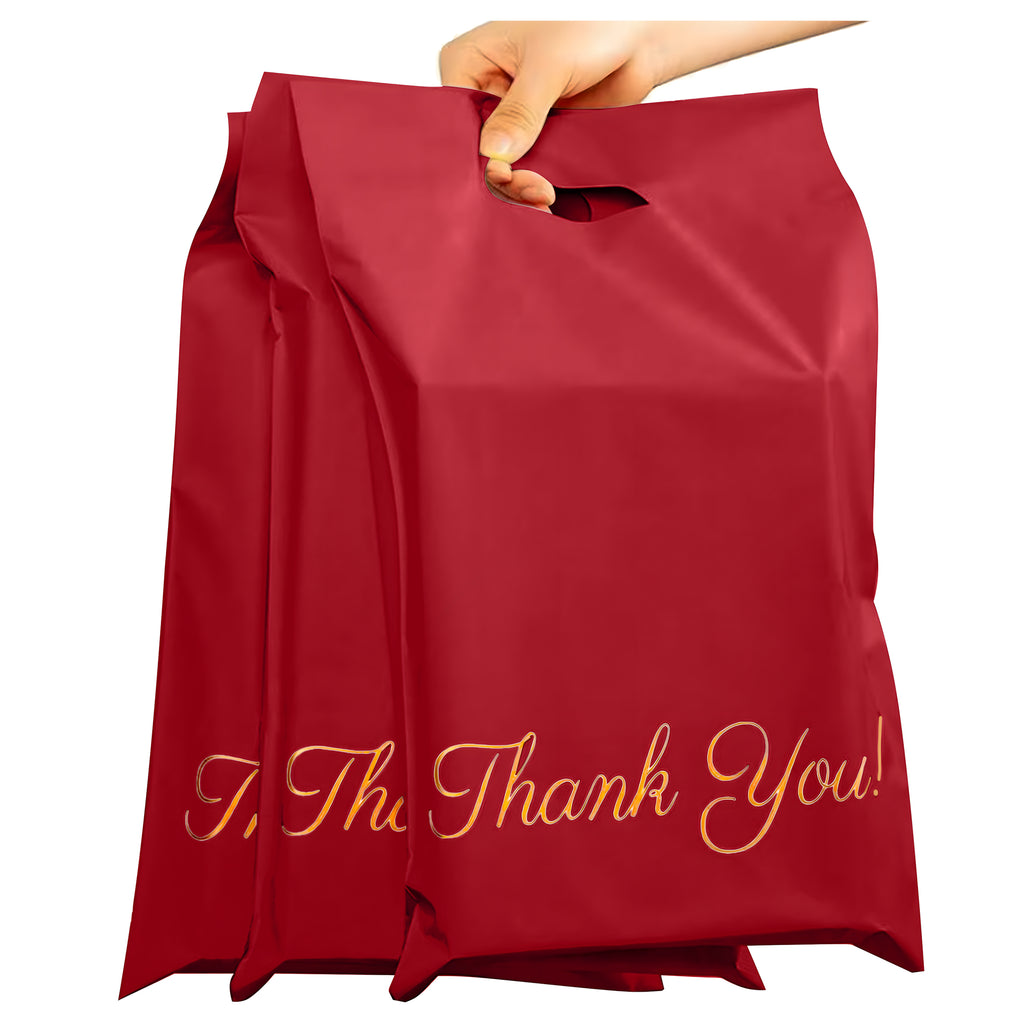 PUNASED KÄEPIDEMEGA KULLERPAKID 310x420+70 50 tk AITÄH