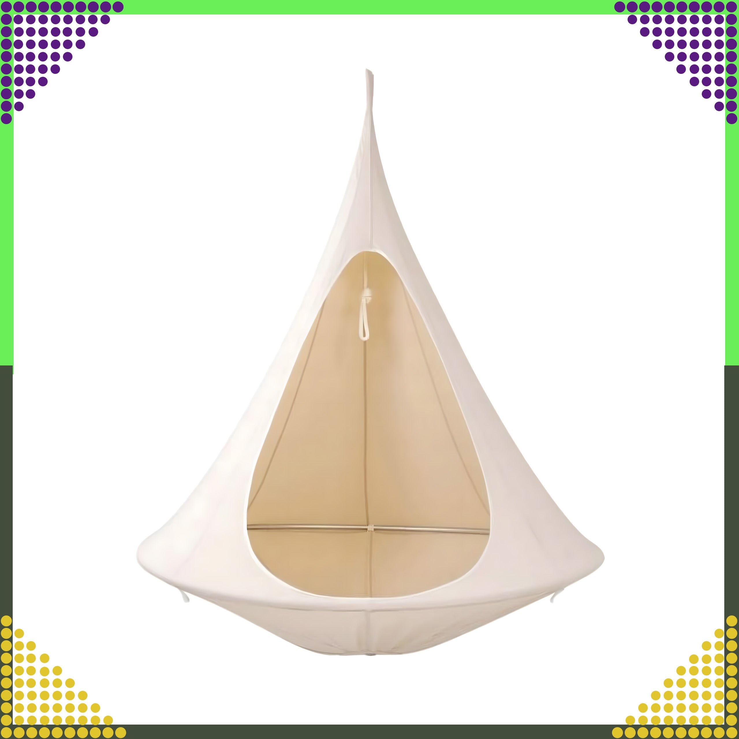 Telgi riputatav võrkkiik kookon aiamõõduga kiiktool toonekurepesa tugev