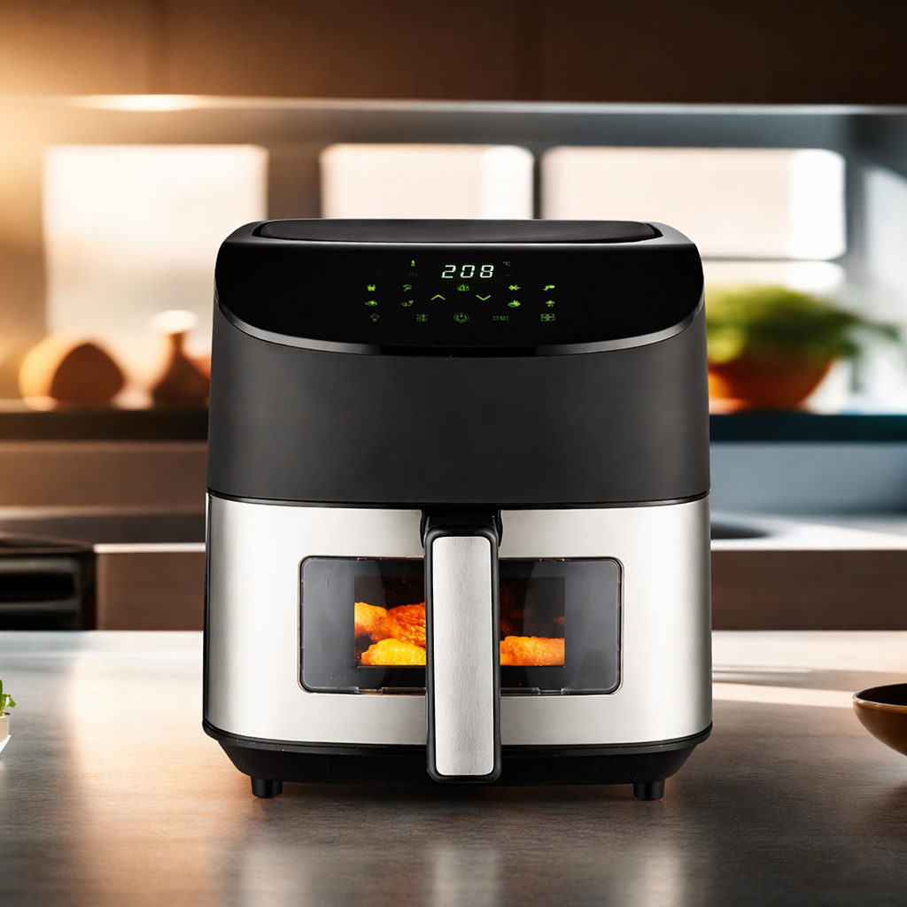 6L Air Fryer 1500W with 8 Cooking Programs