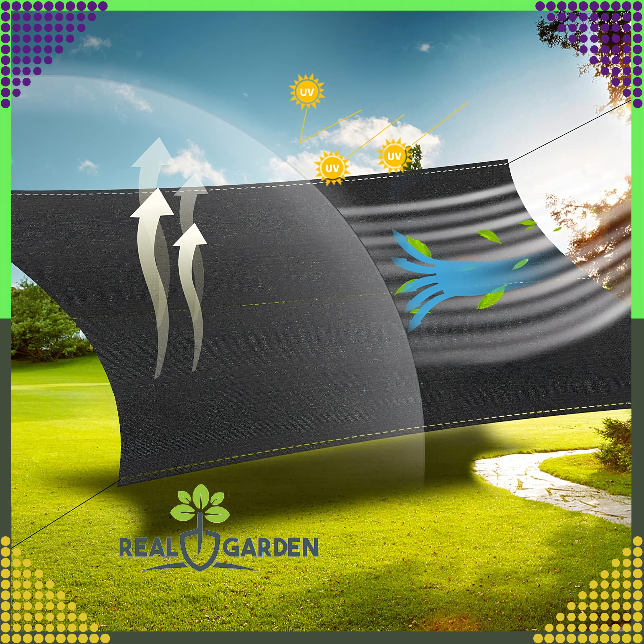 135x Shade Mesh 1.5x25m Masking Fence Cover Fence 60g