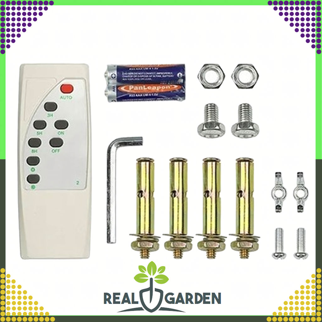 Garden Lantern Solar Pole Lamp Powerful 50W Street Panel 100 LEDs