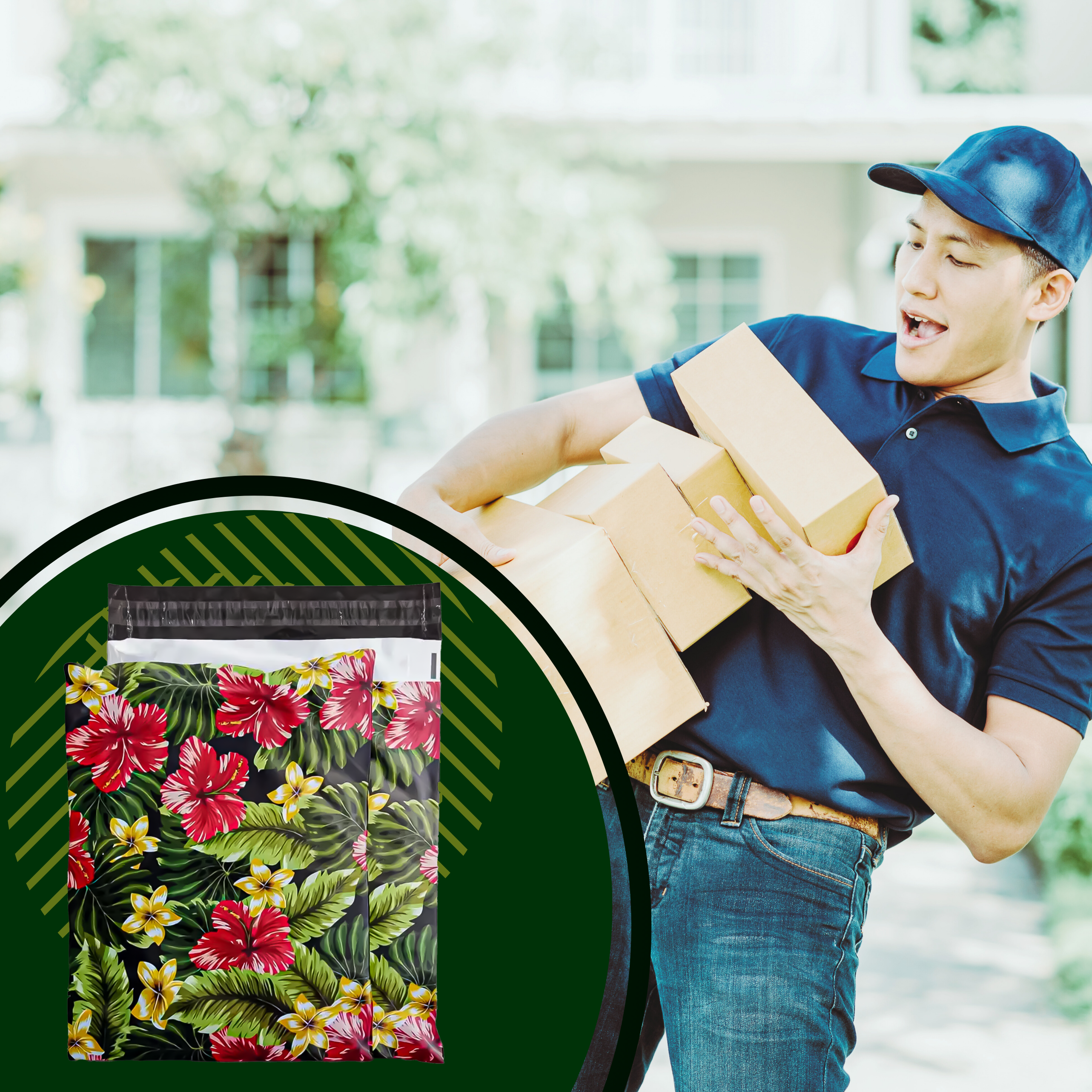 KULLERI FOOLIUMPAKID TUGEVAD FOOLIUMÜMBRIKUD 255x370 LILLED 50 tk