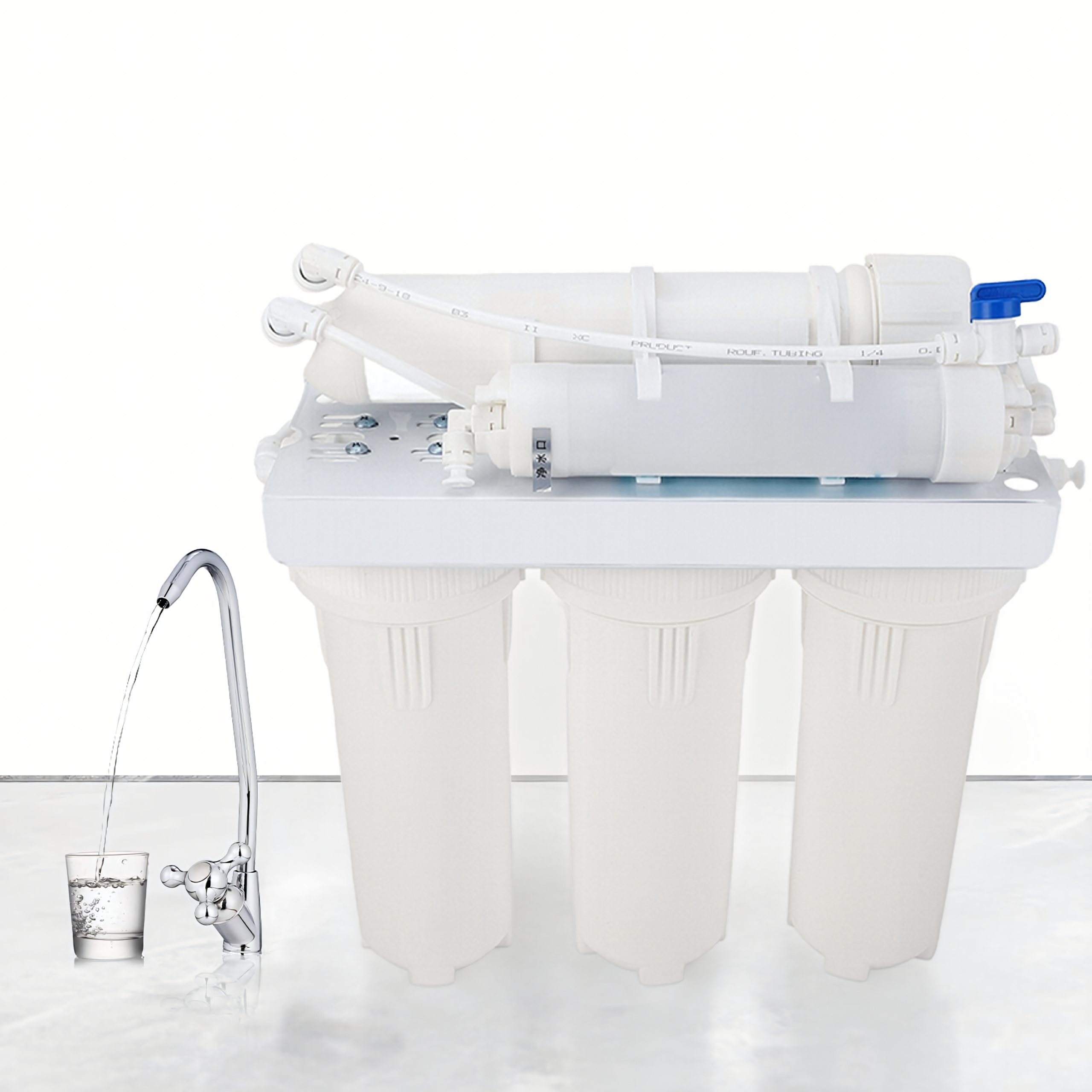 5-Stage Water Filter Ionizer Reverse Osmosis Faucet Filter System