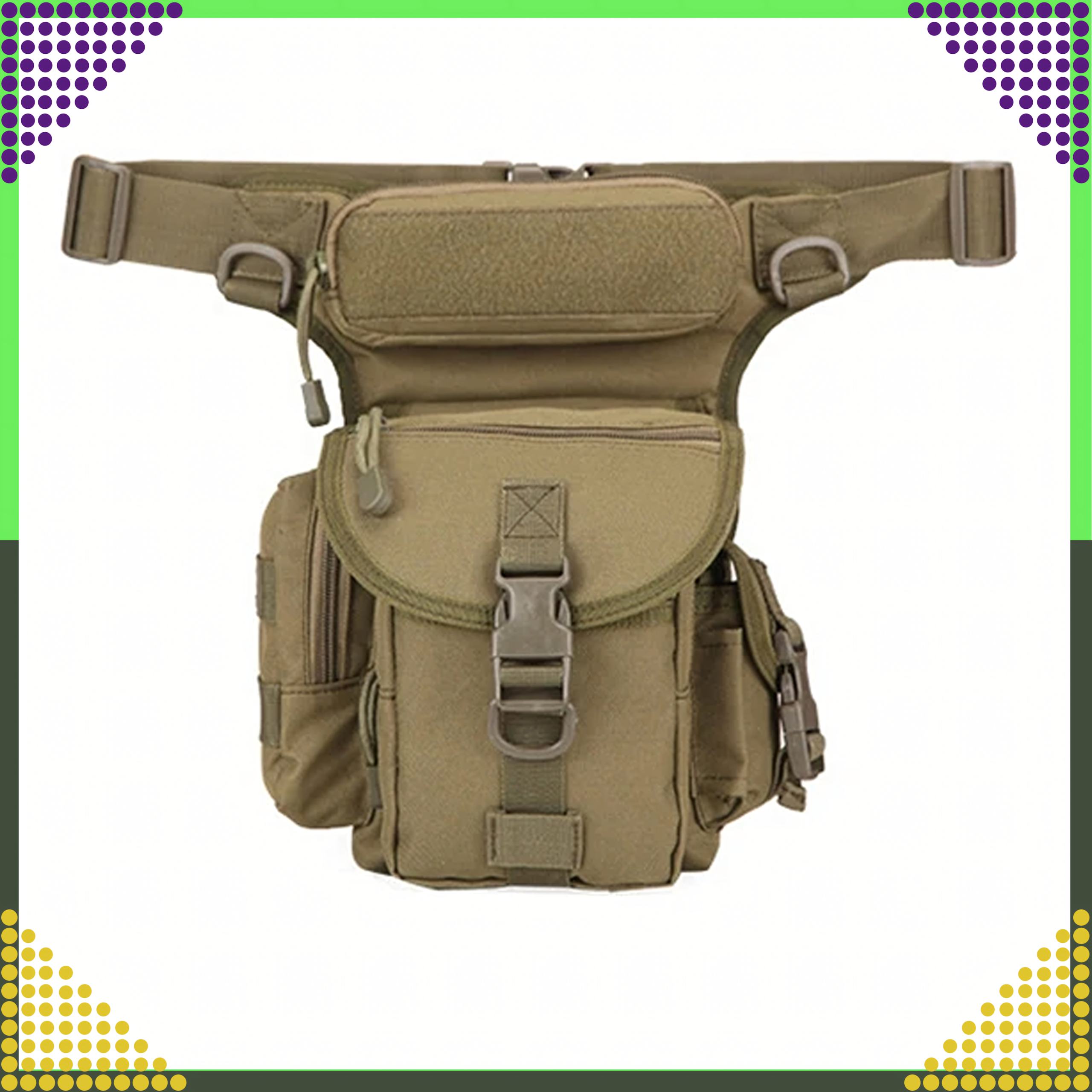 Military Tactical Capacious Military Leg Waist Bag