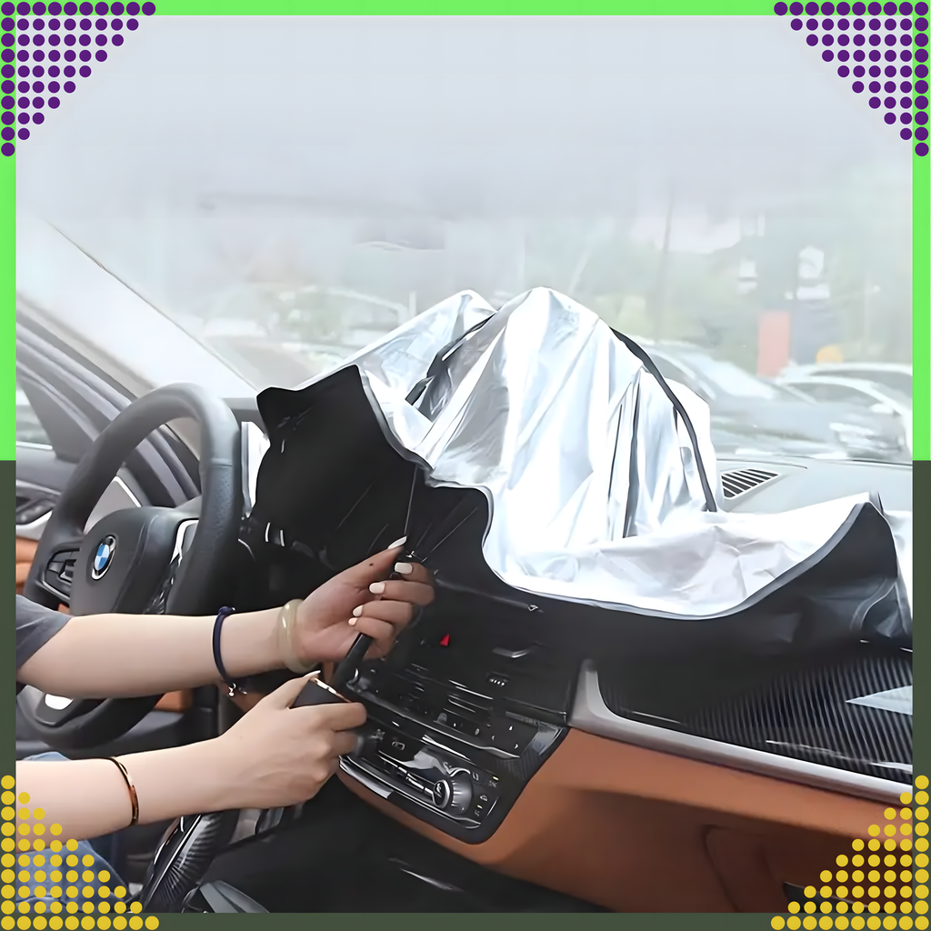 Auto akna päikesekaitse vihmavari UV-kaitse suur 65x125