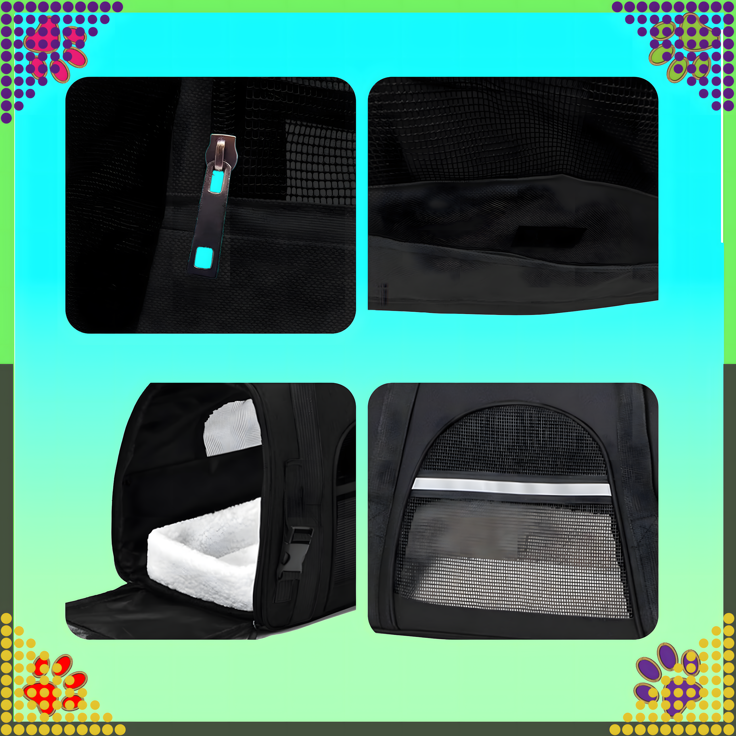 Suur loomade kandekott koerale, kassile, küülikule autosõiduks