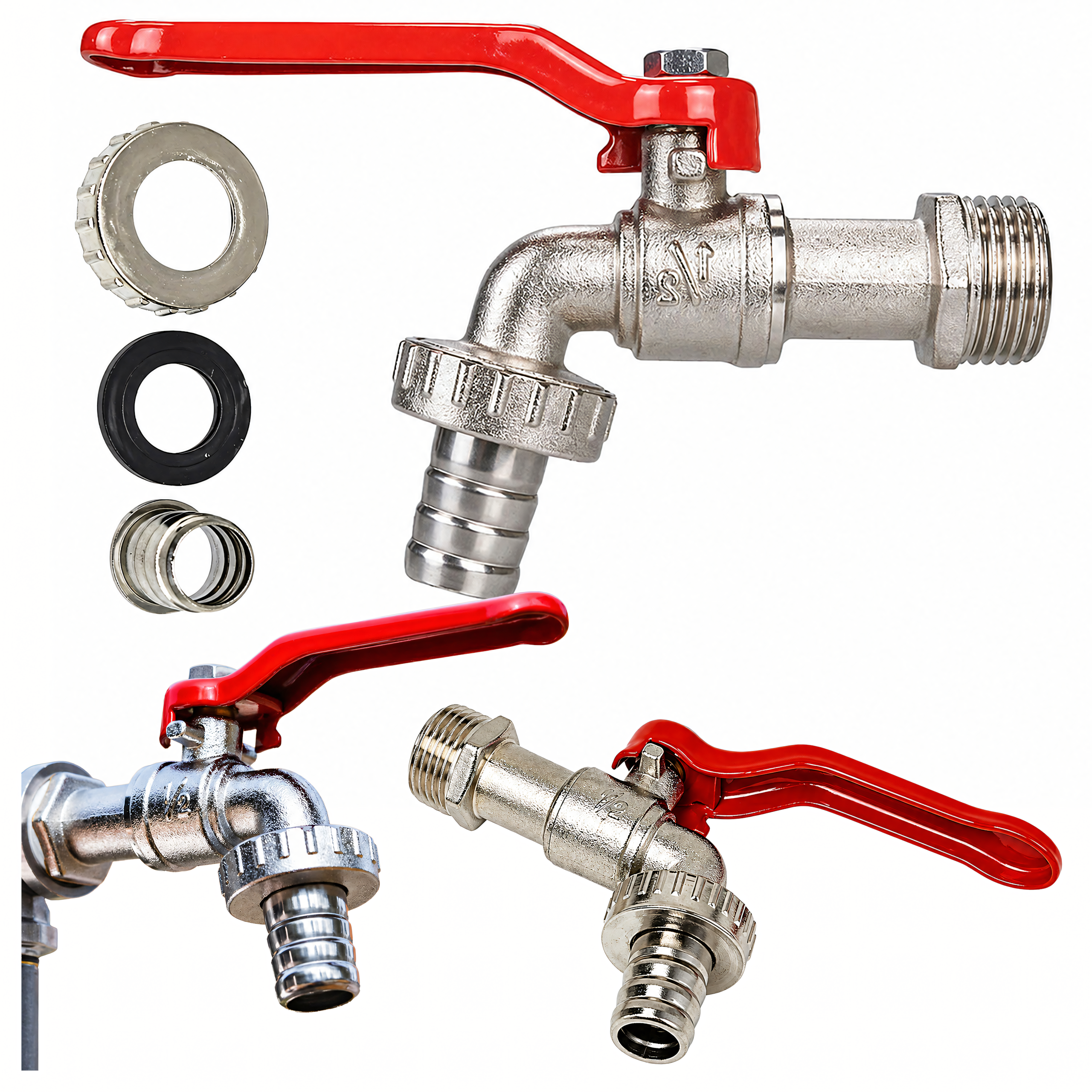 Ball Valve Tap 1/2 3/4 for Water Mauser Barrel Garden