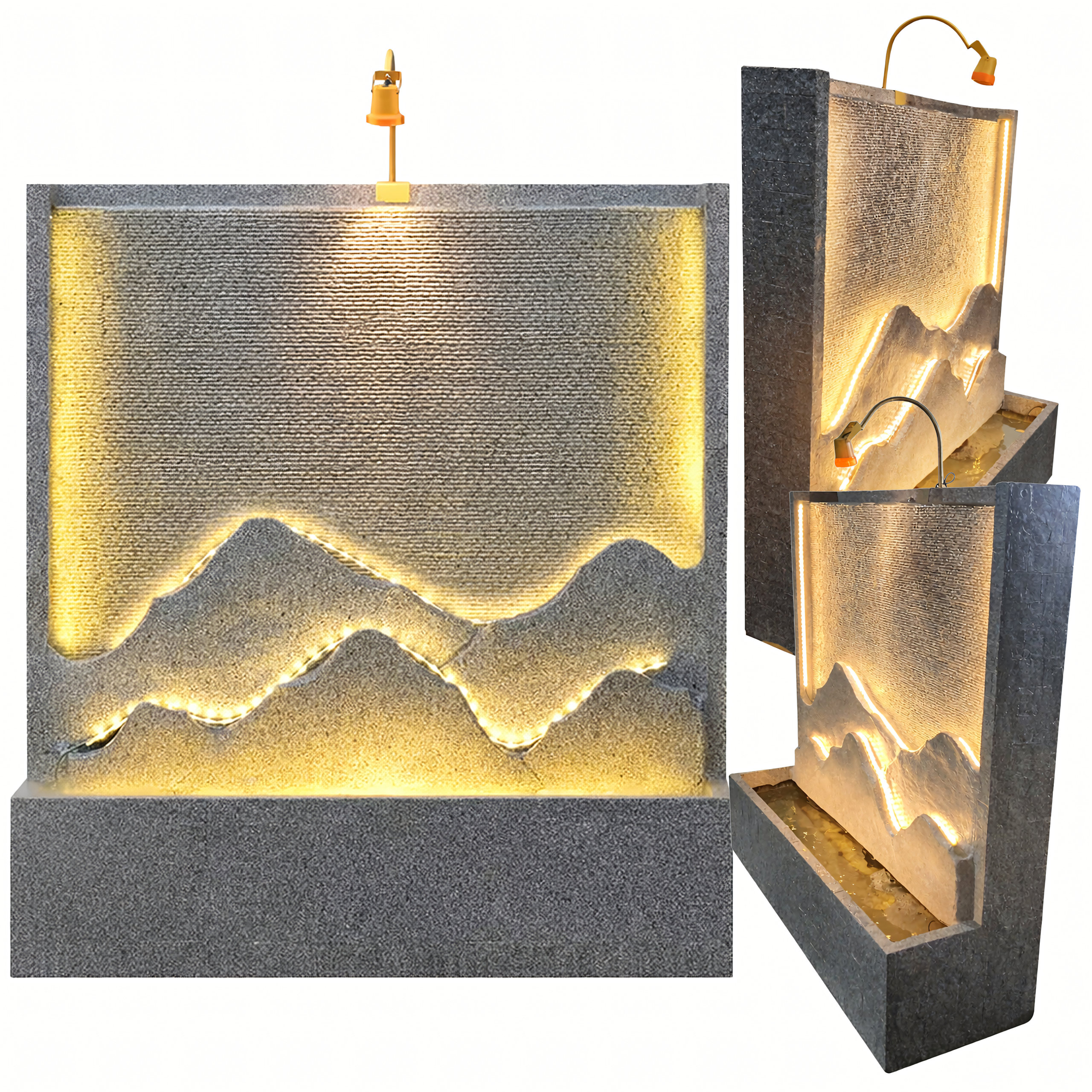 Large Decorative Garden and Home Water Wall Fountain 139x125x45cm