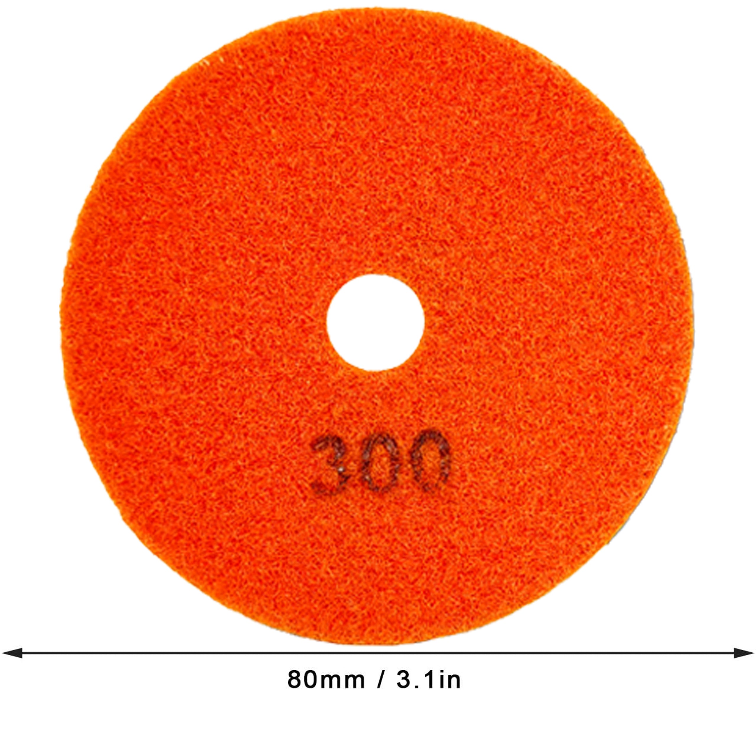10x teemantpoleerimisketas 80mm portselanplaatide lihvimiseks, takjakinnitusega 300