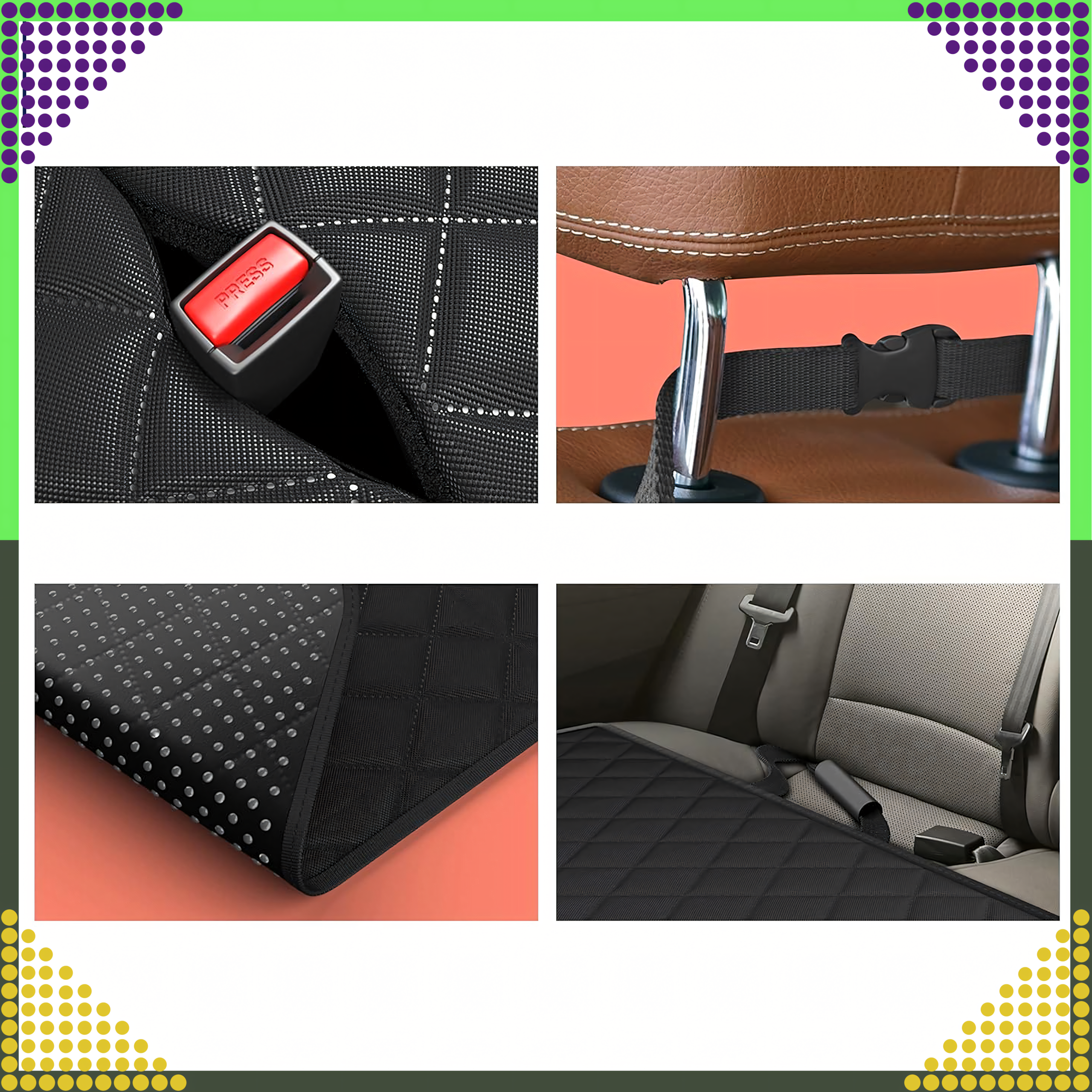 Koeramatt autoistmekattele universaalne suur auto