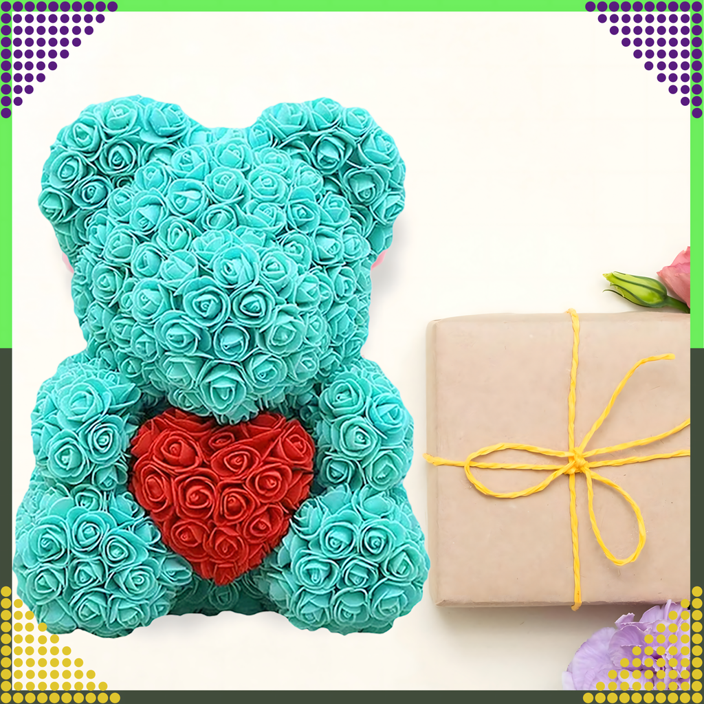 Karu roosidega sõbrapäeva kingitus emale, abikaasale, vanaemale Suur komplekt Roose 40 cm