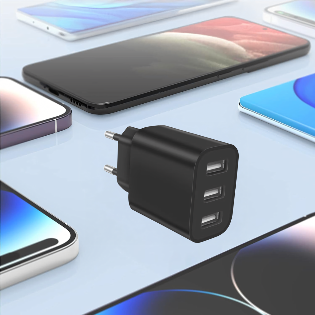 Strong Cube seinalaadija 3 x USB universaalne USB 3 porti 5V 3.4A